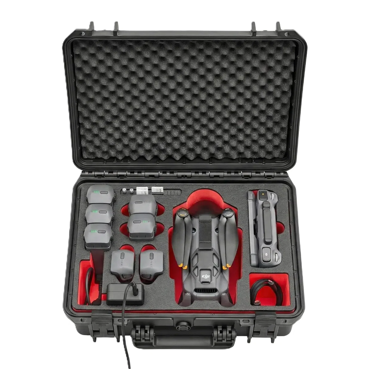TomCase Custodia per droni "Travel Edition" per DJI Mavic 4 Pro, Fly More/Creator Combo, con RC2/RC Pro 2 – Custodia rigida, impermeabile Outdoor Case IP 67, soddisfa gli standard militari – Made in