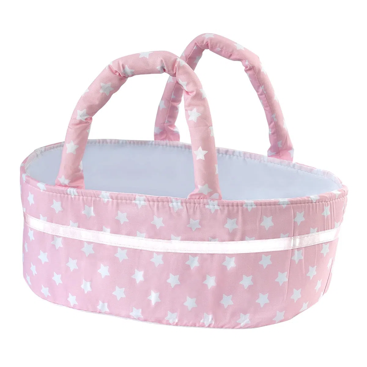 BABESIDE Vestiti per Rinato Bambino Bambole da 8 Pezzi con Culla Adatto a Bambole da 17-22 Pollici, Vestiti per Bambole, Accessori di Abbigliamento (rosa)