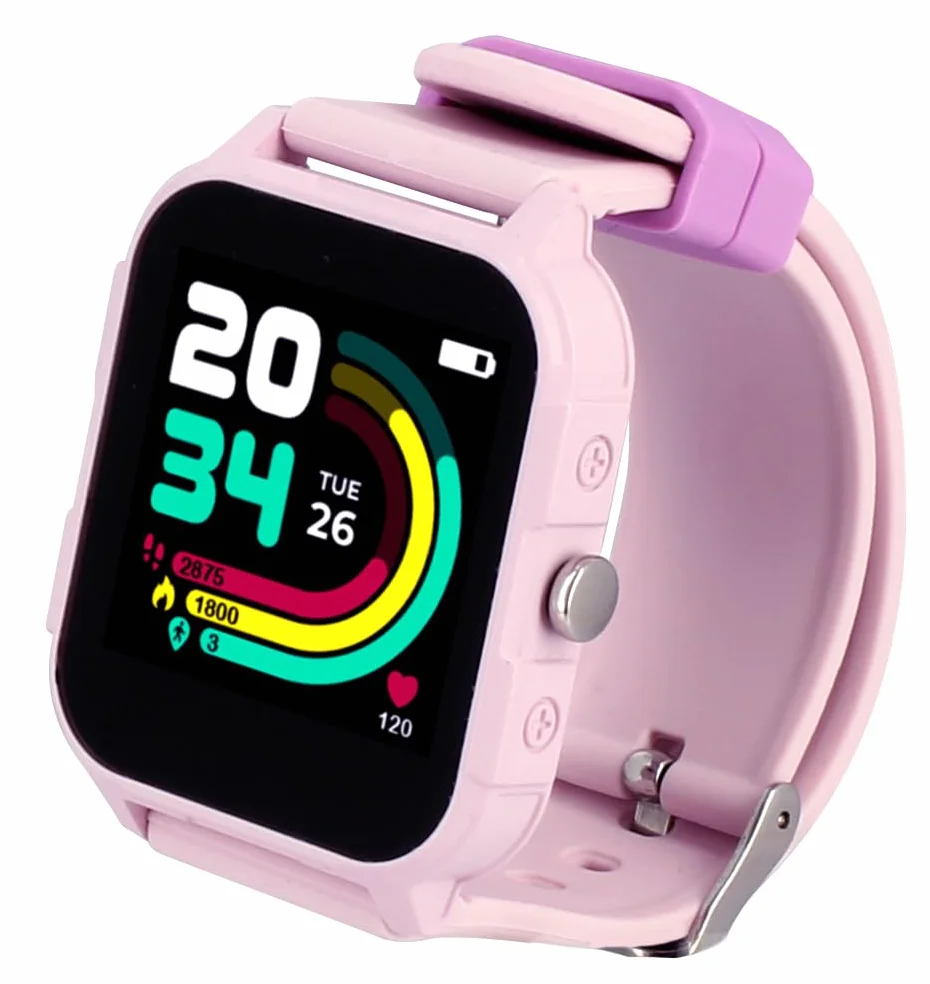 KURIO - Orologio intelligente rosa - Smart Watch per bambini e adolescenti - consigliato da Gulli - a partire dai 6 anni