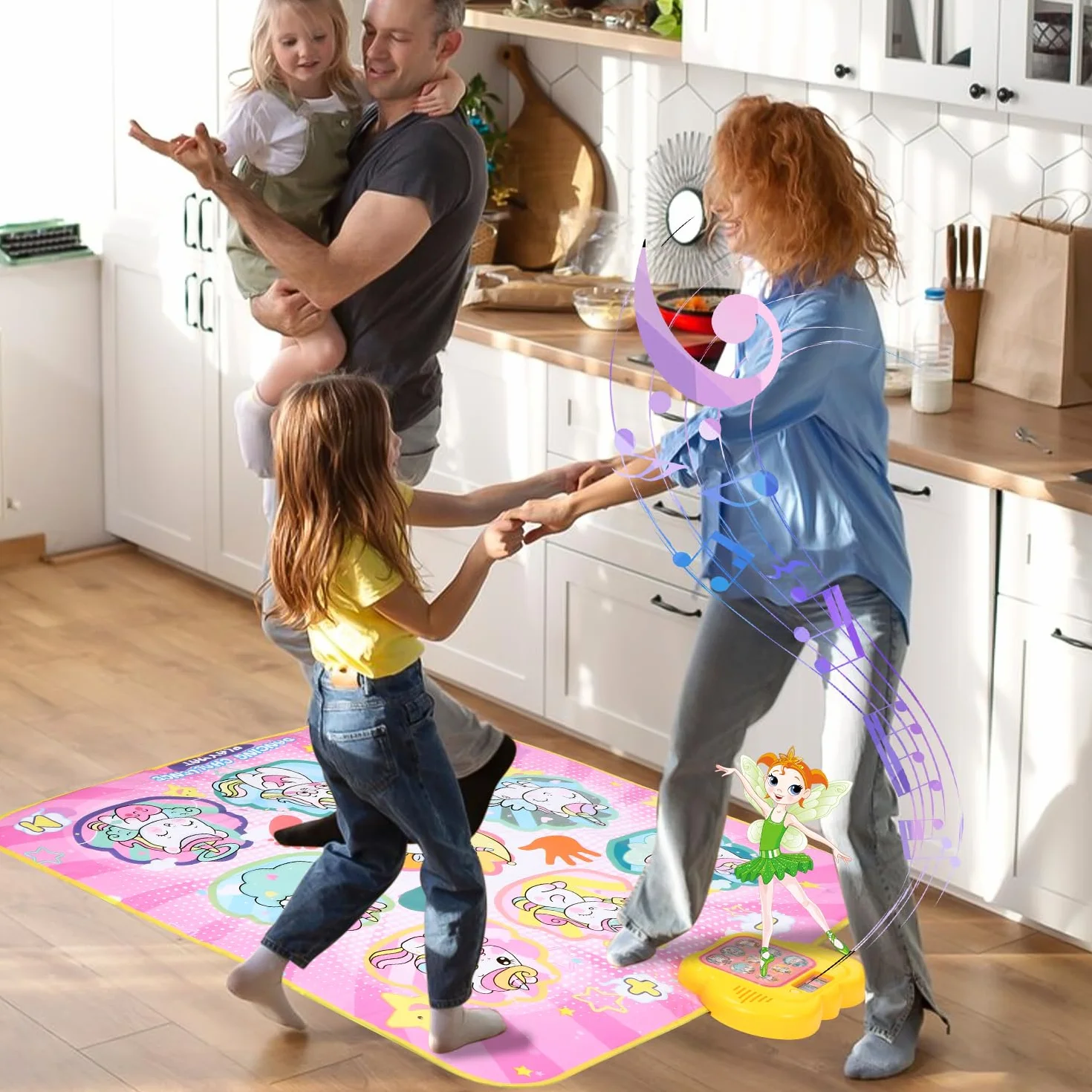 Tappeto da ballo per bambini dai 3 ai 12+ anni, giocattolo tappeto da ballo unicorno con display a LED, 5 modalità di gioco, ballo di tappeto musicale regalo ragazza 3 4 5 6 7 8 9 10 11 12 anni