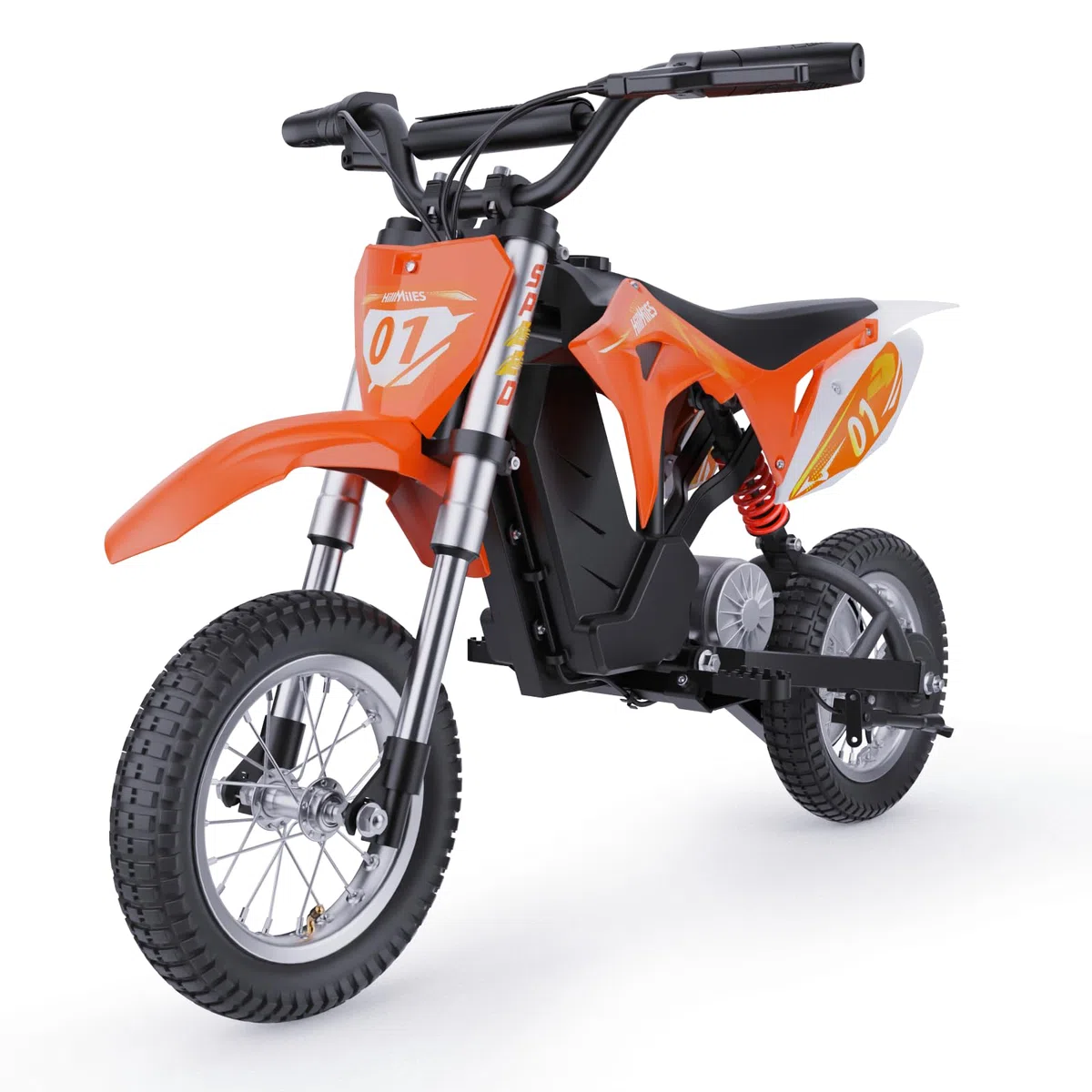 Milerocket 1 Moto Elettrica Bambini 4-10 Anni, 3 Velocità 8/12/25 Km/h, Batteria 36V 4Ah, Autonomia 20 Km, Doppia Sospensione