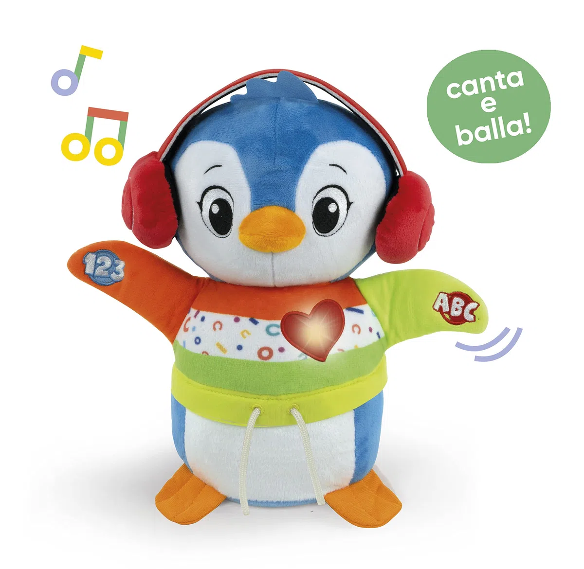 Clementoni Baby Billy Balla con Me Peluche Interattivo Parlante Canzoncine Filastrocche Bambini 12+ Mesi