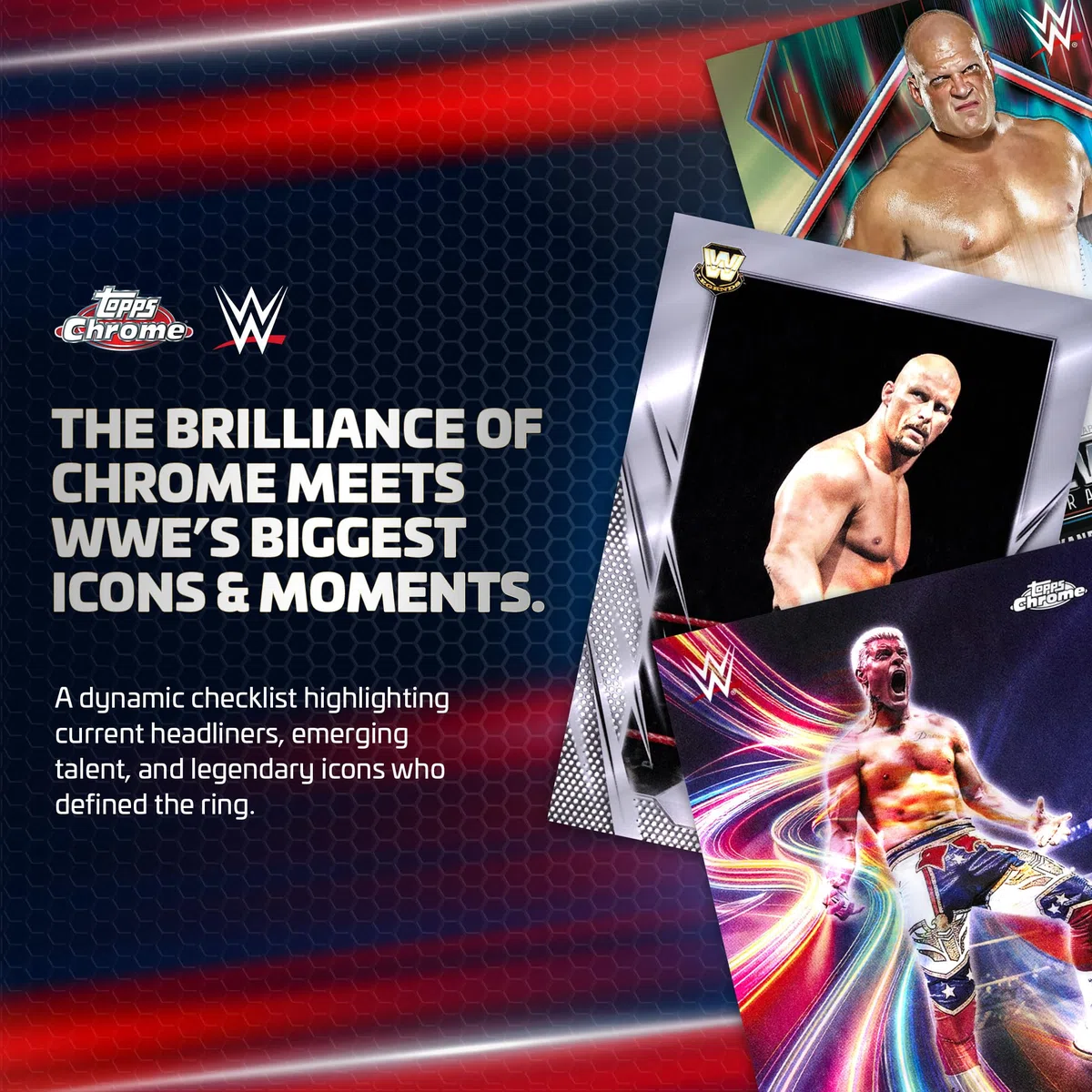 2026 Topps Chrome WWE - Sigillato in fabbrica - Mega Box