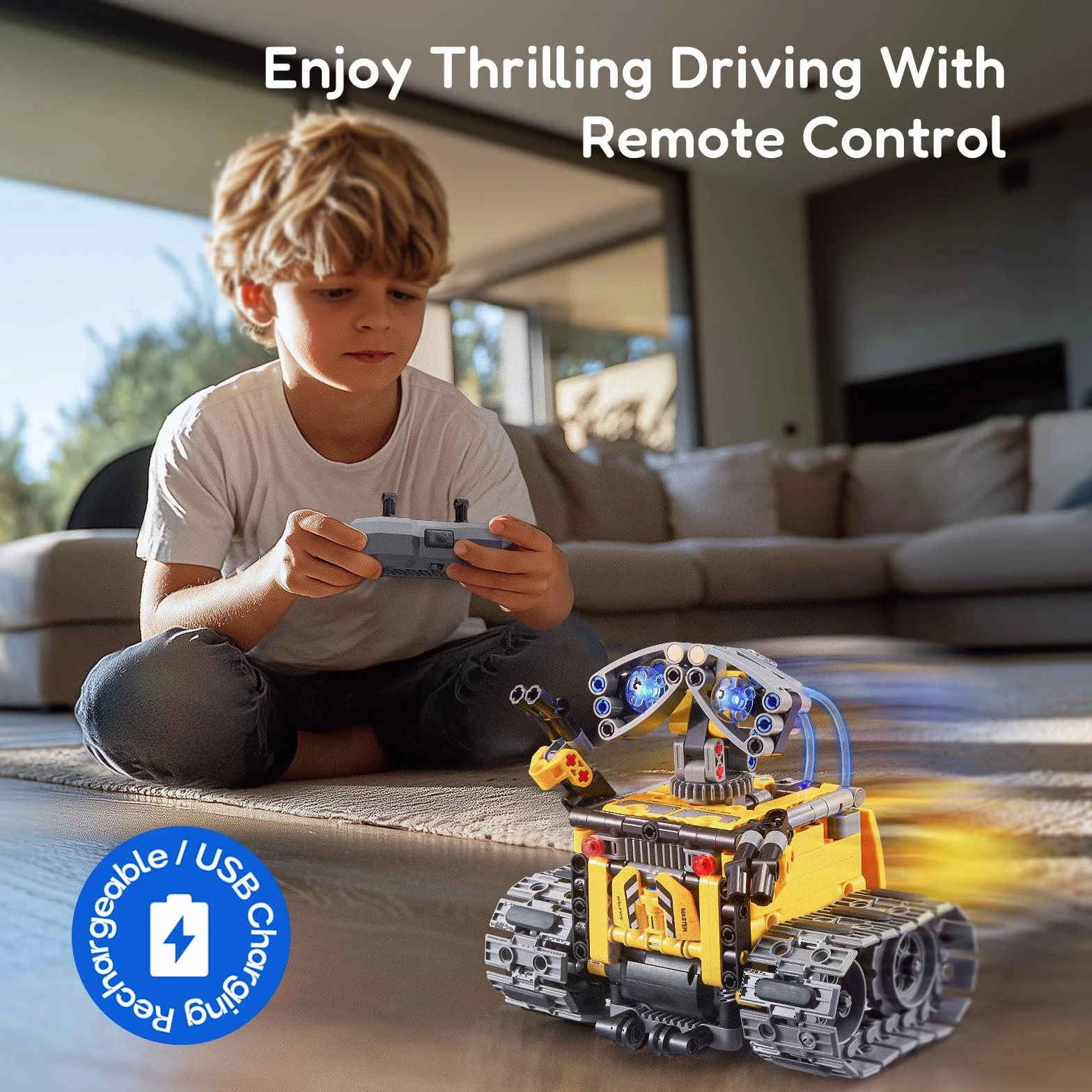 IKUPER Robot per Bambini Ragazzi dai 6 ai 12 Anni, Set Robotico Programmabile 6 in 1 con App e Telecomando, Natale e compleanni (631 Pezzi) | Set robotico telecomandato e programmabile, regalo per bambini dagli 8 anni in su