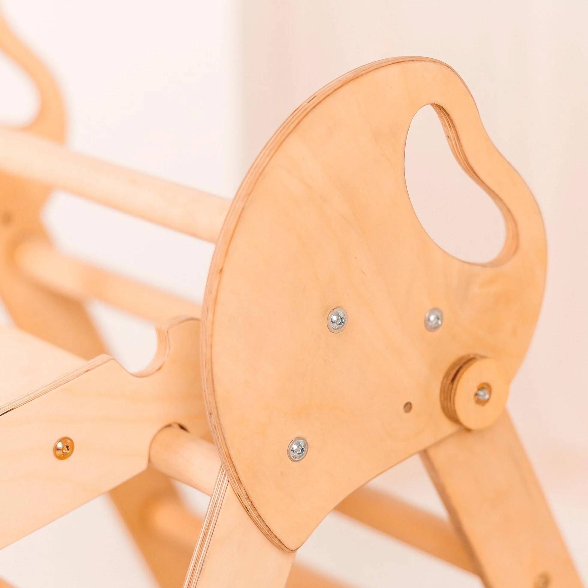 Goodevas 5-in-1 Telaio da Arrampicata per Bambini - Scala a Triangolo, Arco per Arrampicata, Balance Board e Cuscino, Telaio da Arrampicata Montessori, Palestra in Legno per Bambini da 1 a 3 Anni