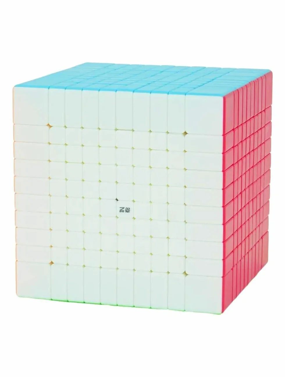 Logica Giochi - Cubo Magico 10x10 Stickerless - Cubo Professionale - Rotazione Fluida e Silenziosa
