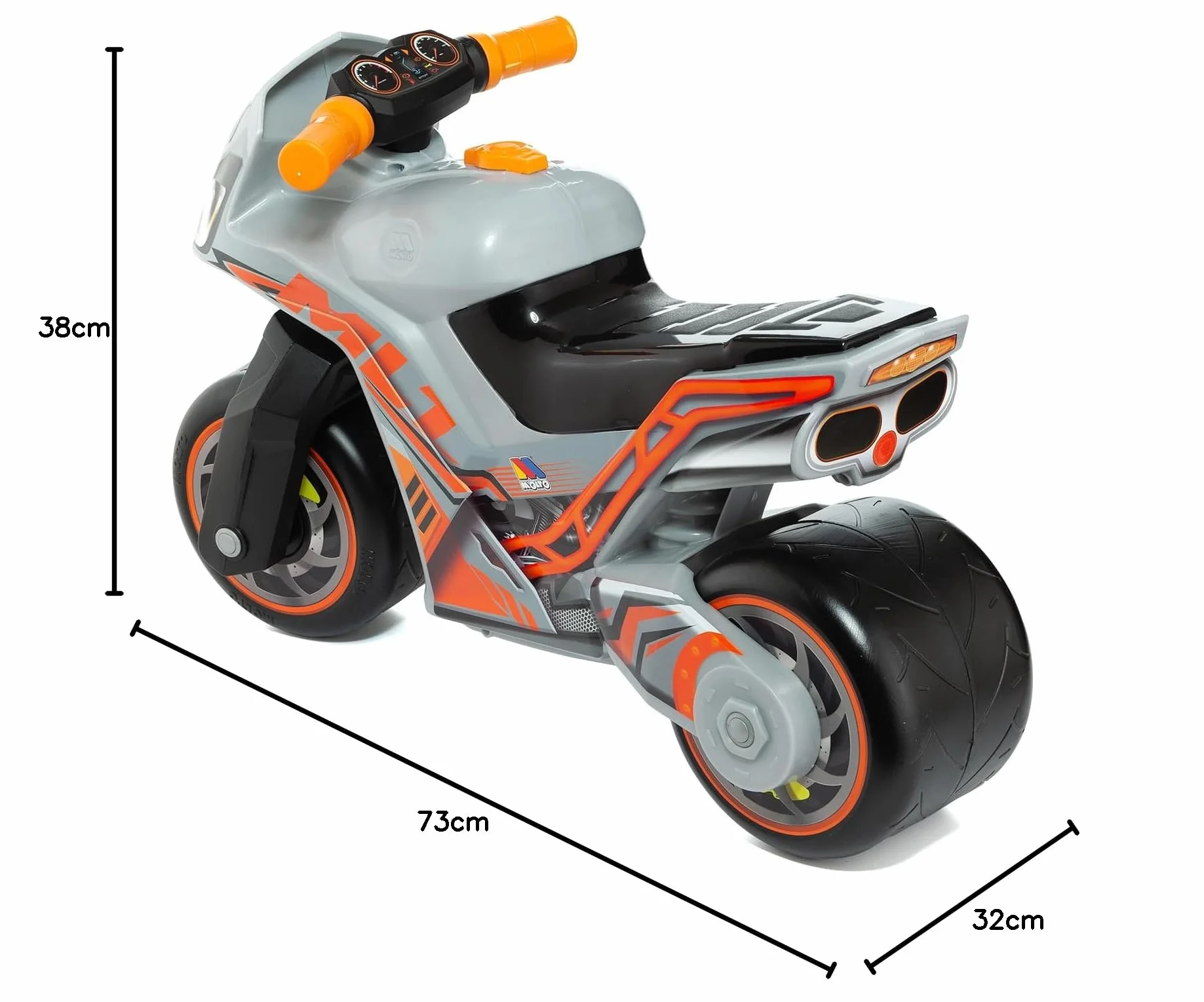 Molto | Moto corrimano molto Cross Premium MLT | per tutti i tipi di terreno | Giocattoli per bambini sicuri e resistenti | Incoraggia lo sviluppo sano di bambini e ragazze | + 18 mesi