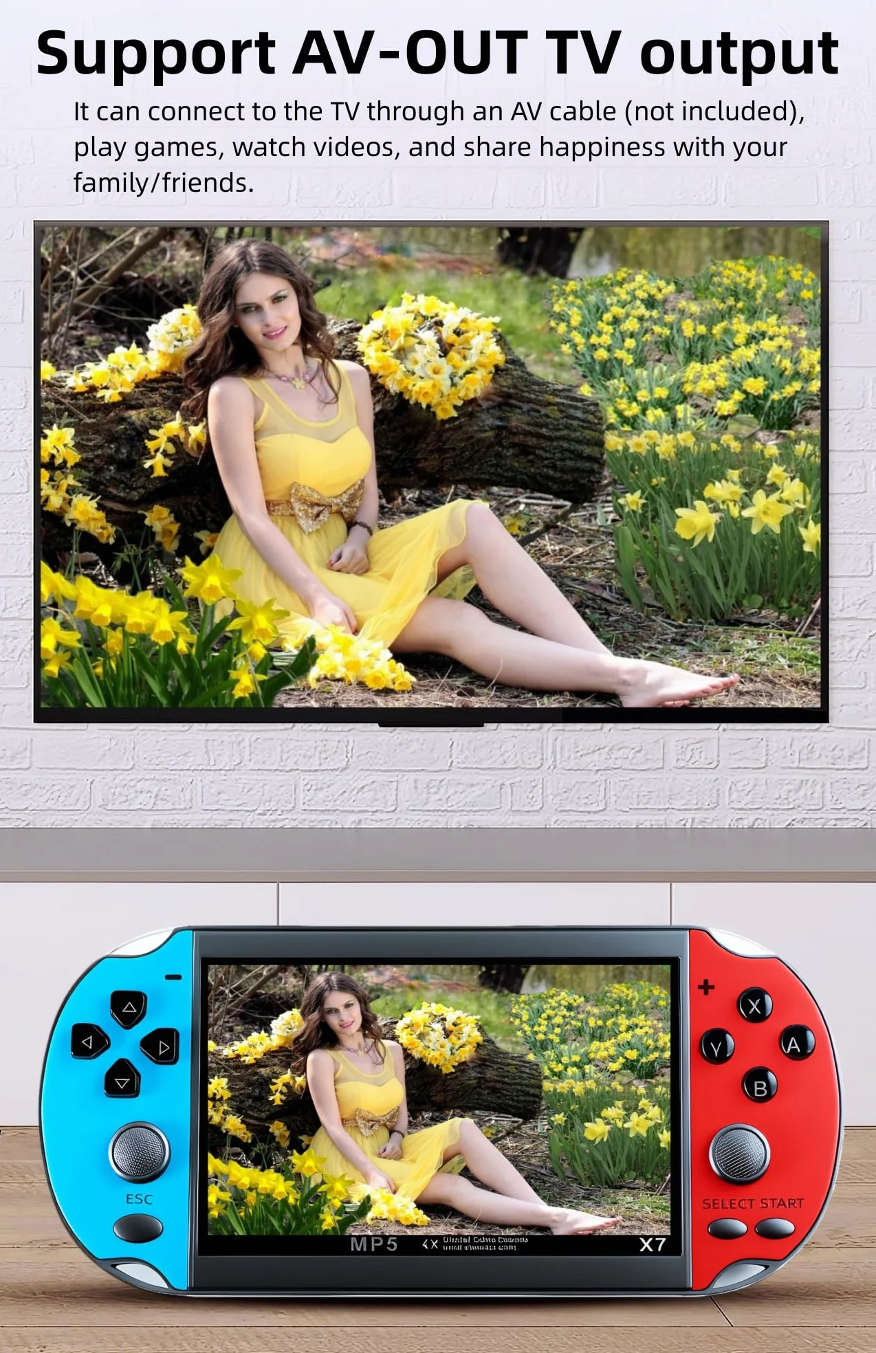 Console di gioco retrò da 4,5 pollici Simulatori multipli 3000 Giochi Gratis Integrato Supporto video/musica Dispositivo di gioco portatile/giocattolo Gioco di viaggio elettronico Regali per