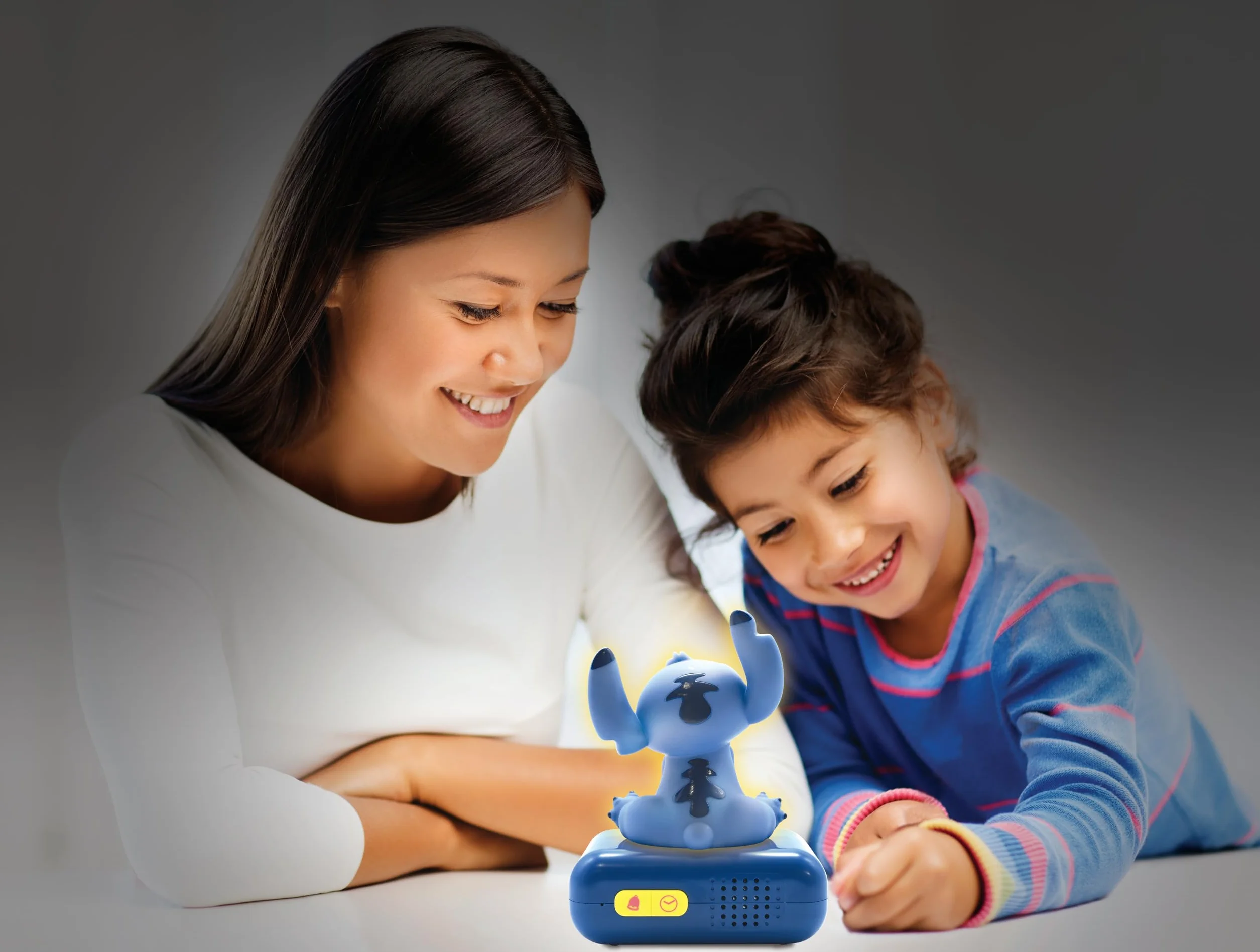 Lexibook Disney Stitch Sveglia notturna LCD Suoni melodie Snooze RL800D