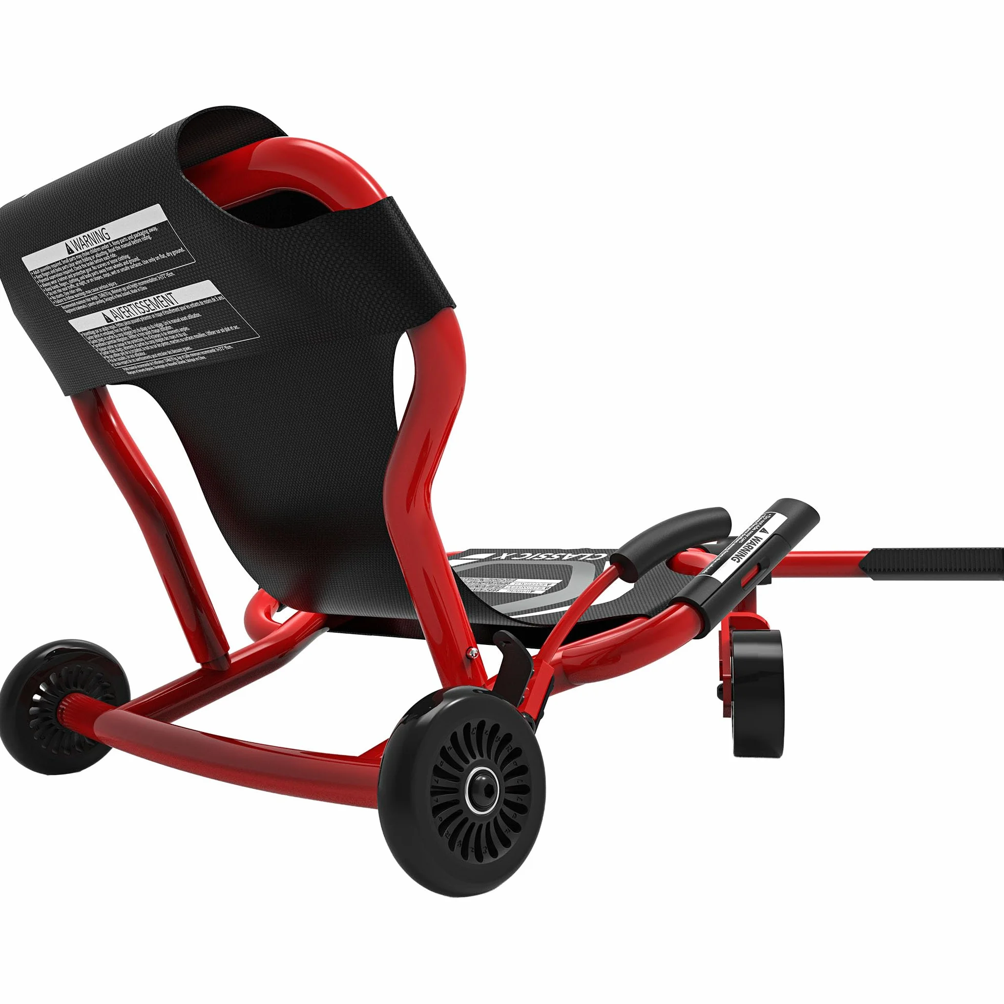 EzyRoller Classic X veicolo per bambini da 4 a 14 anni triciclo trike scooter a tre ruote veicolo divertente a tre ruote (rosso)
