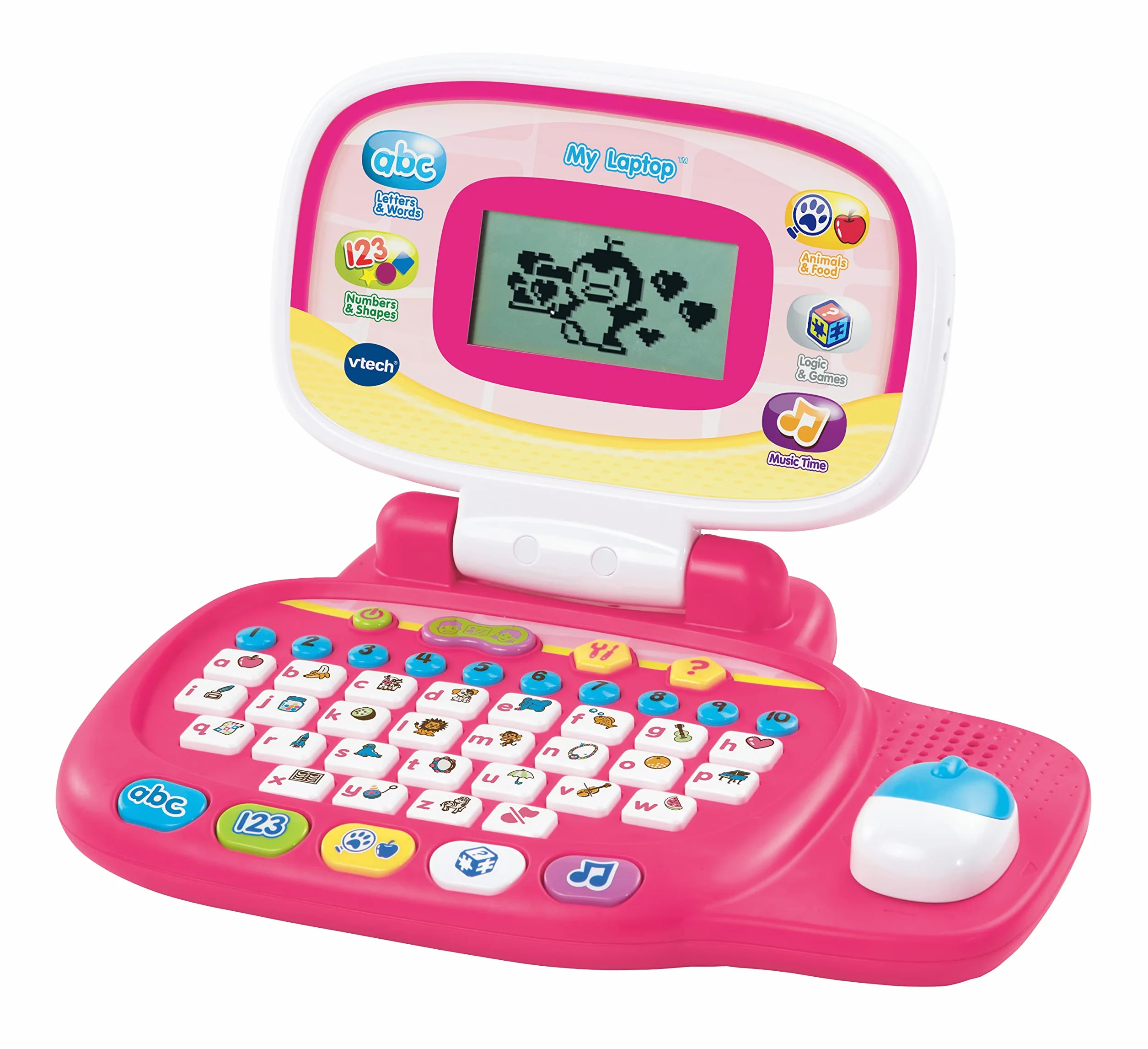 VTech Pre-School My Laptop-Rosa, Colore, 20.9H x 27.1W x 6.8D, 155453