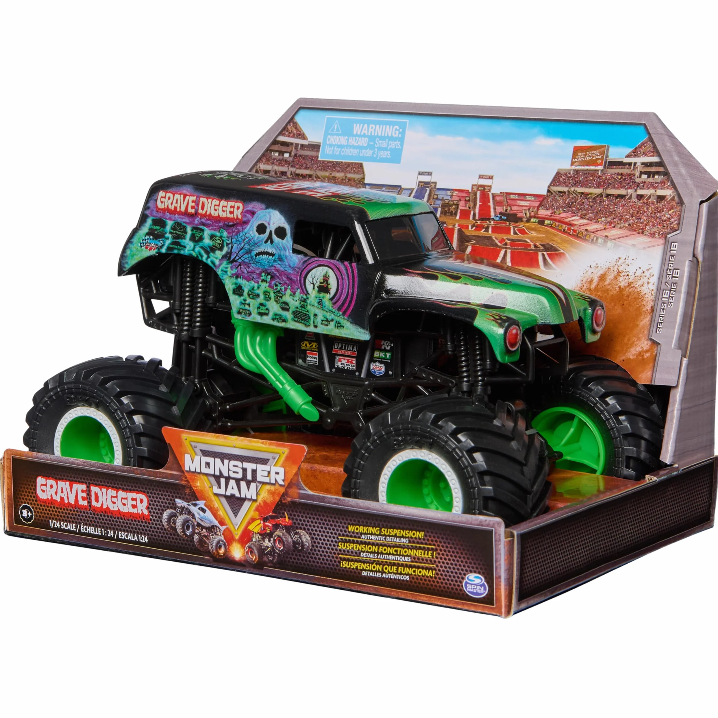 Monster Jam 1: 64 Scala Diecast Grave Digger