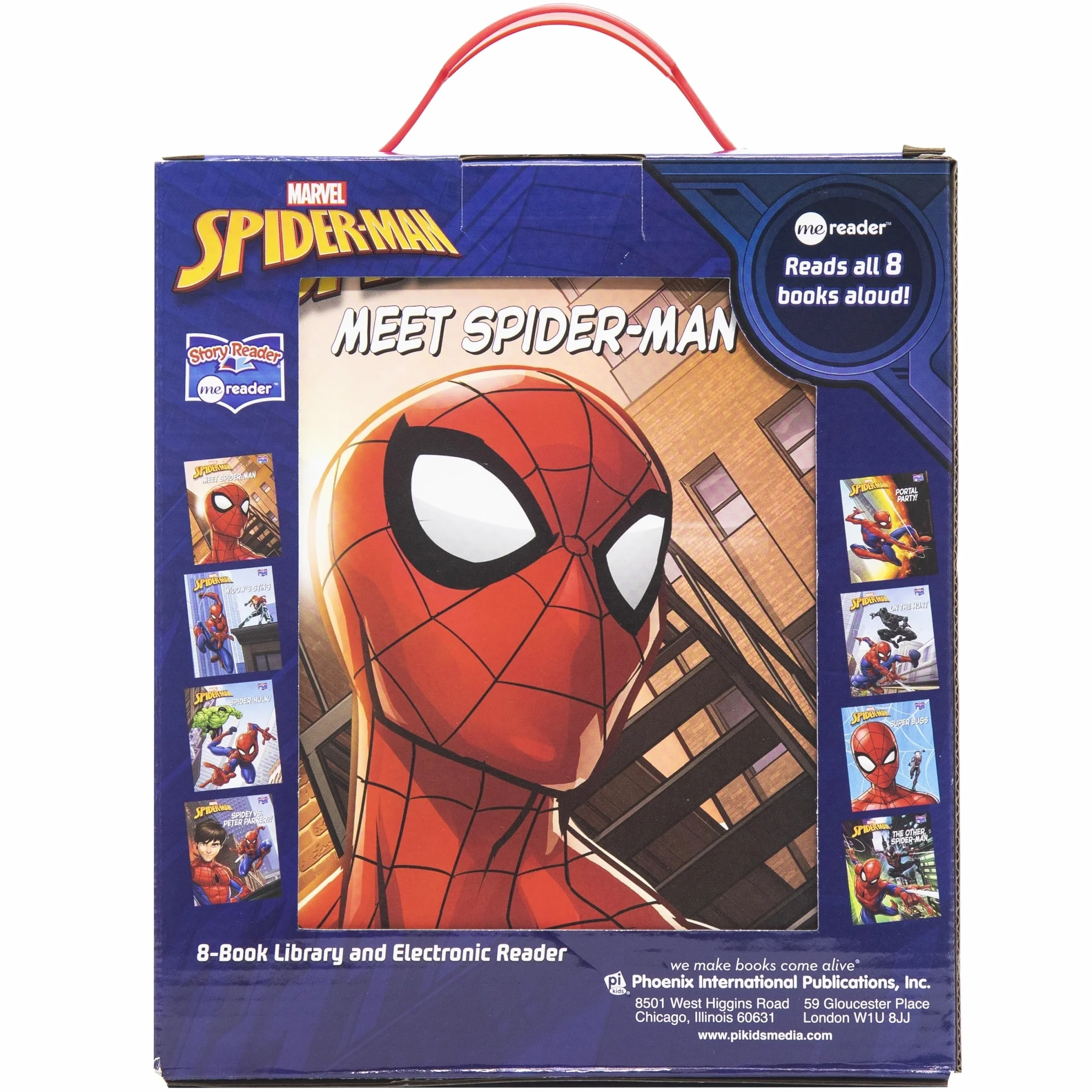 Marvel - Spider-man Me Reader Electronic Reader and 8 Sound Book Library - PI Kids: 1