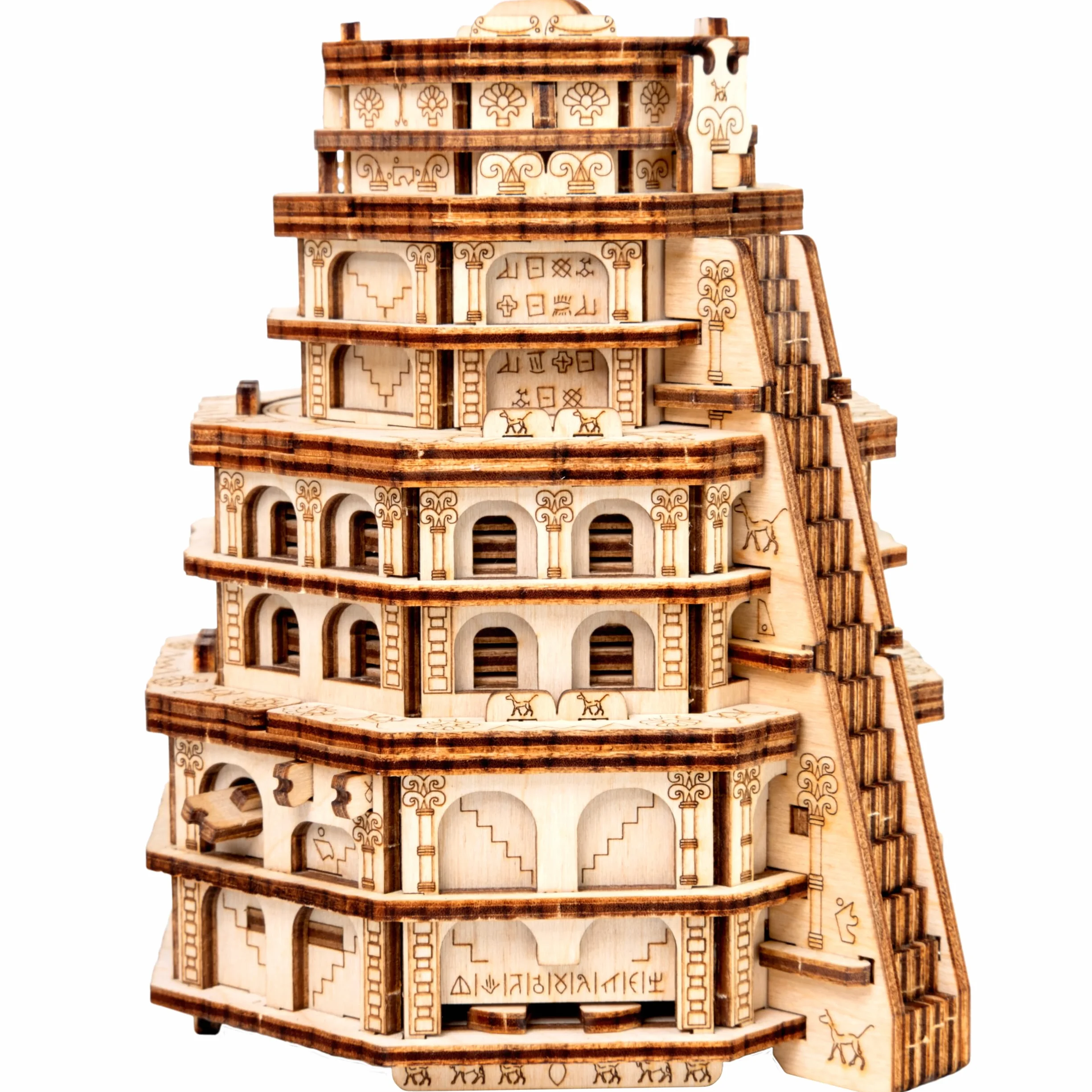 ESC WELT Quest Tower - Jeu de Puzzle Évasion 3D - Casse-tête Cérébral pour Adultes & Adolescents - Jeu d'Évasion Écologique en Bois - Jeu de Réflexion avec Compartiment Caché - Jeux de Société Puzzle