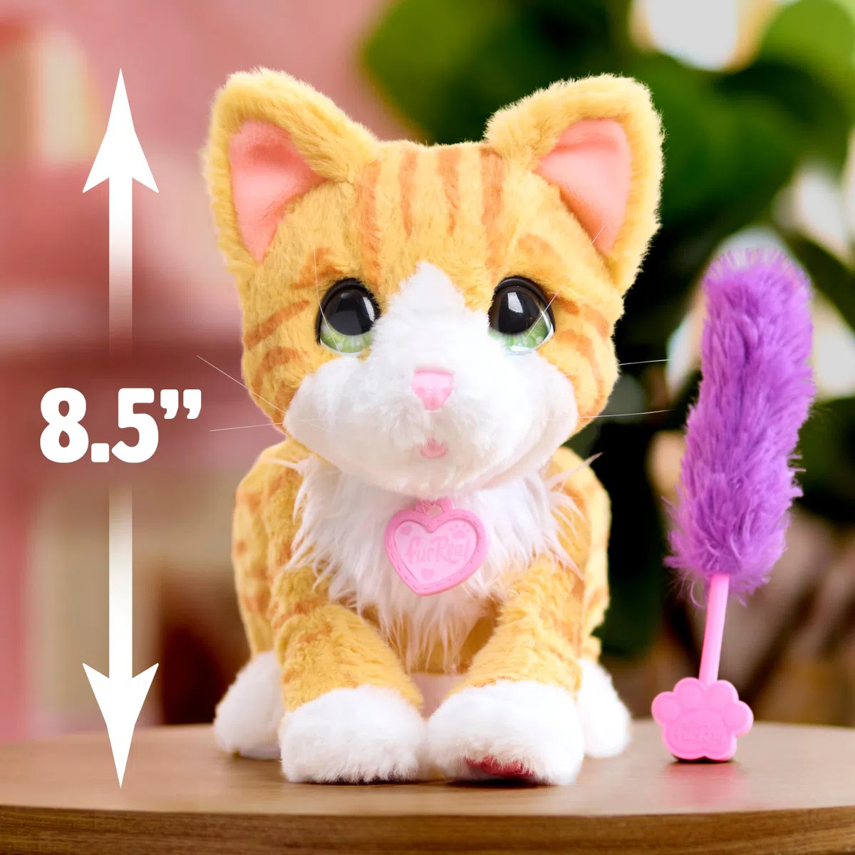 Just Play furReal Bella the Biscuit-Making Kitty 25,4 cm interattivo peluche oltre 30 suoni e reazioni giocattoli per bambini dai 4 anni
