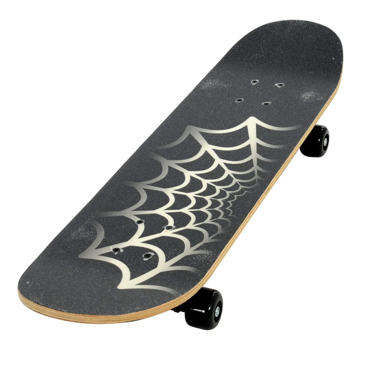 Spiderman Kids - Skateboard per principianti con licenza ufficiale, resistente tavola a 7 strati, ruote in PVC liscio, offre una maggiore stabilità, equilibrio e sviluppo della coordinazione, età 5+