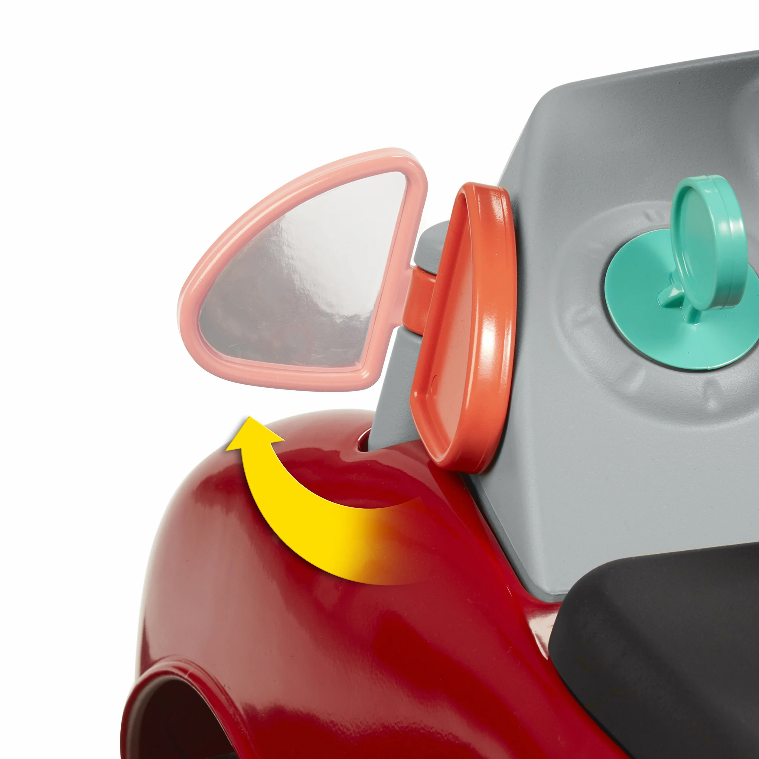 Radio Flyer Busy Buggy, cavalcabile per passare da seduti a in piedi, cavalcabile rosso per bambini da 1 a 3 anni