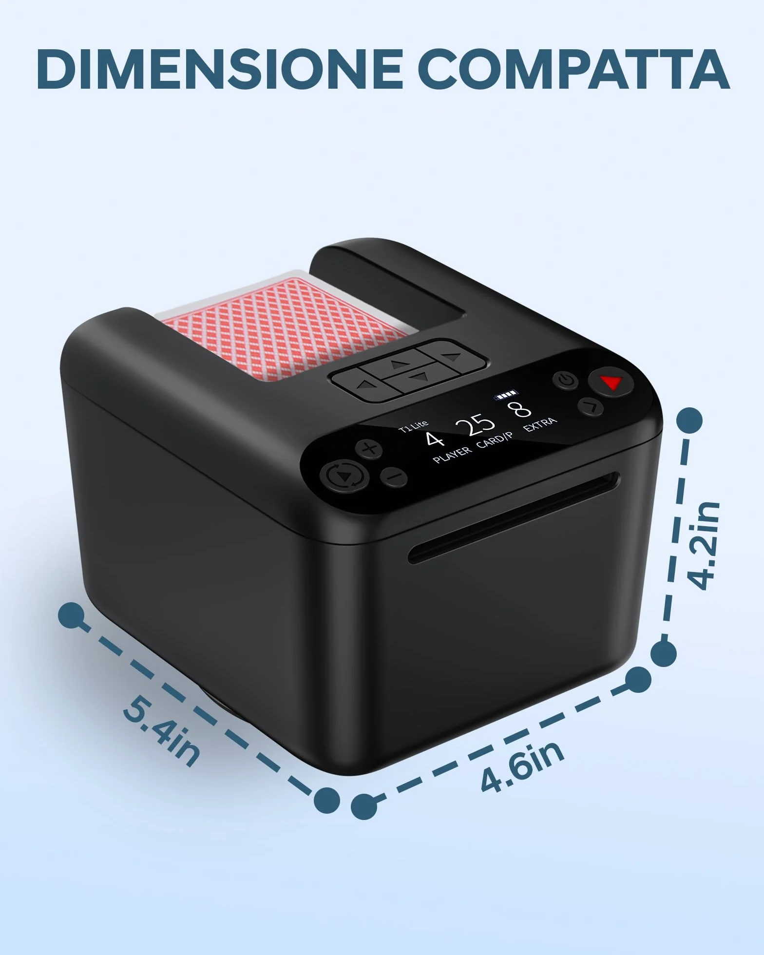 Distributore Automatico di Carte – Rotazione 180°/360° per 1–3 Mazzi, 2–12 Giocatori con 4 Telecomandi | modalità di Gioco Integrate, Ricaricabile & Silenzioso per Poker, Blackjack, Texas Holdem, Uno