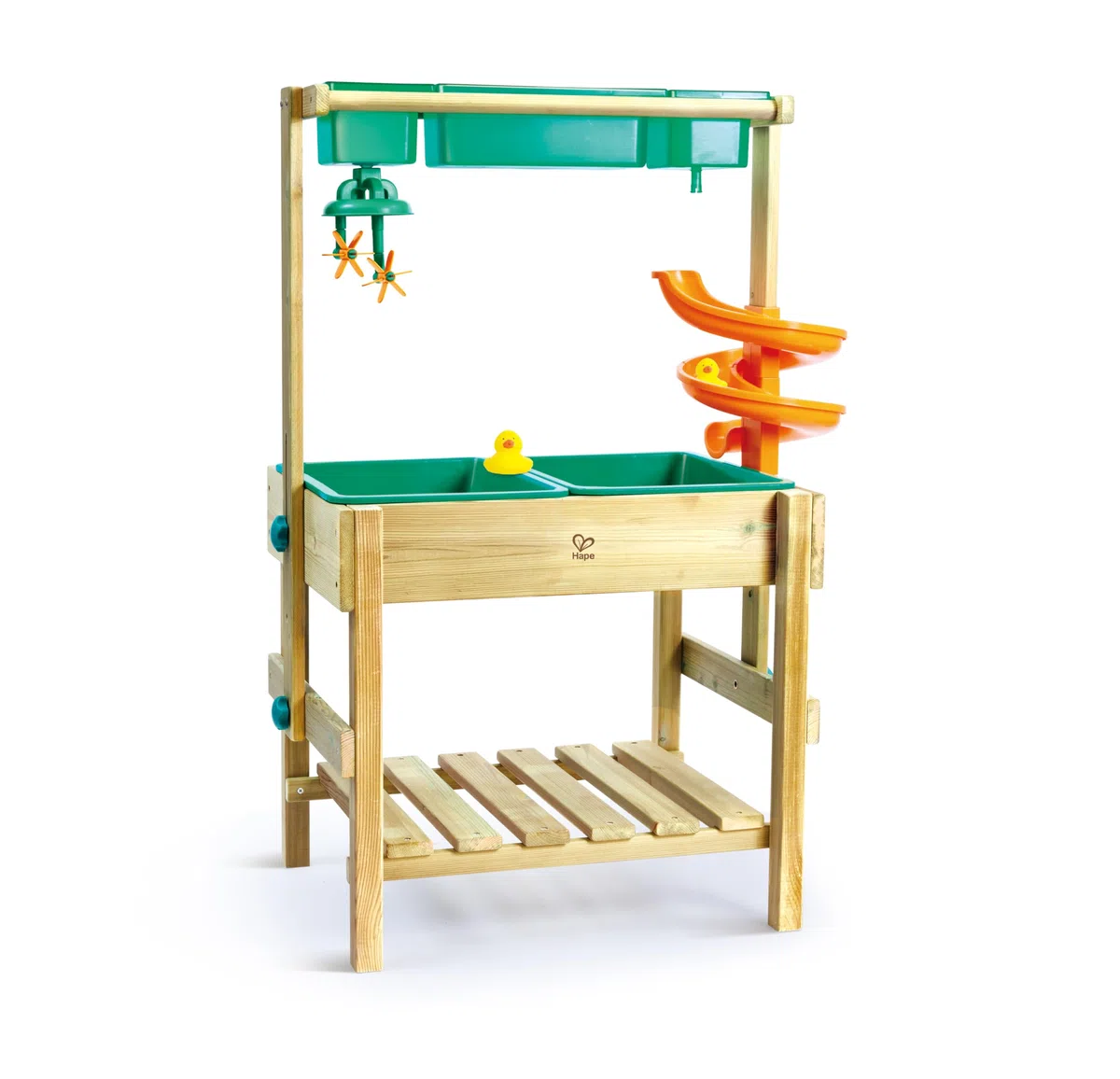 Hape tavolo da gioco d'acqua multifunzionale per bambini divertimento all'aperto