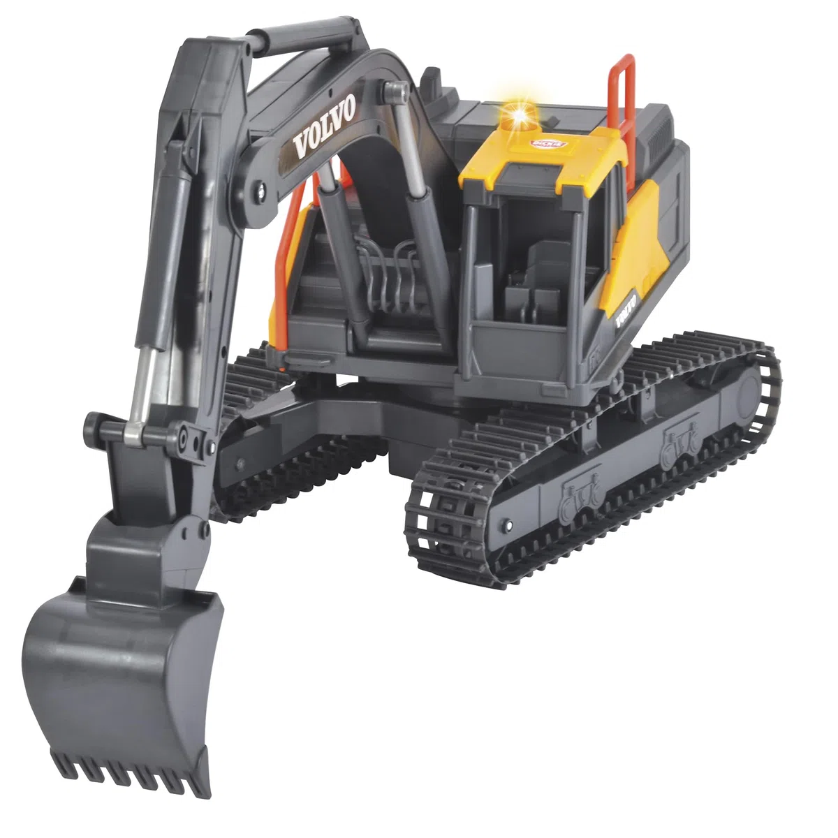 Dickie Construction Radiocomando Volvo Escavatore 60 cm, Luci & Suoni, 4 canali, 2,4 GHz, + 3 Anni, 203729018