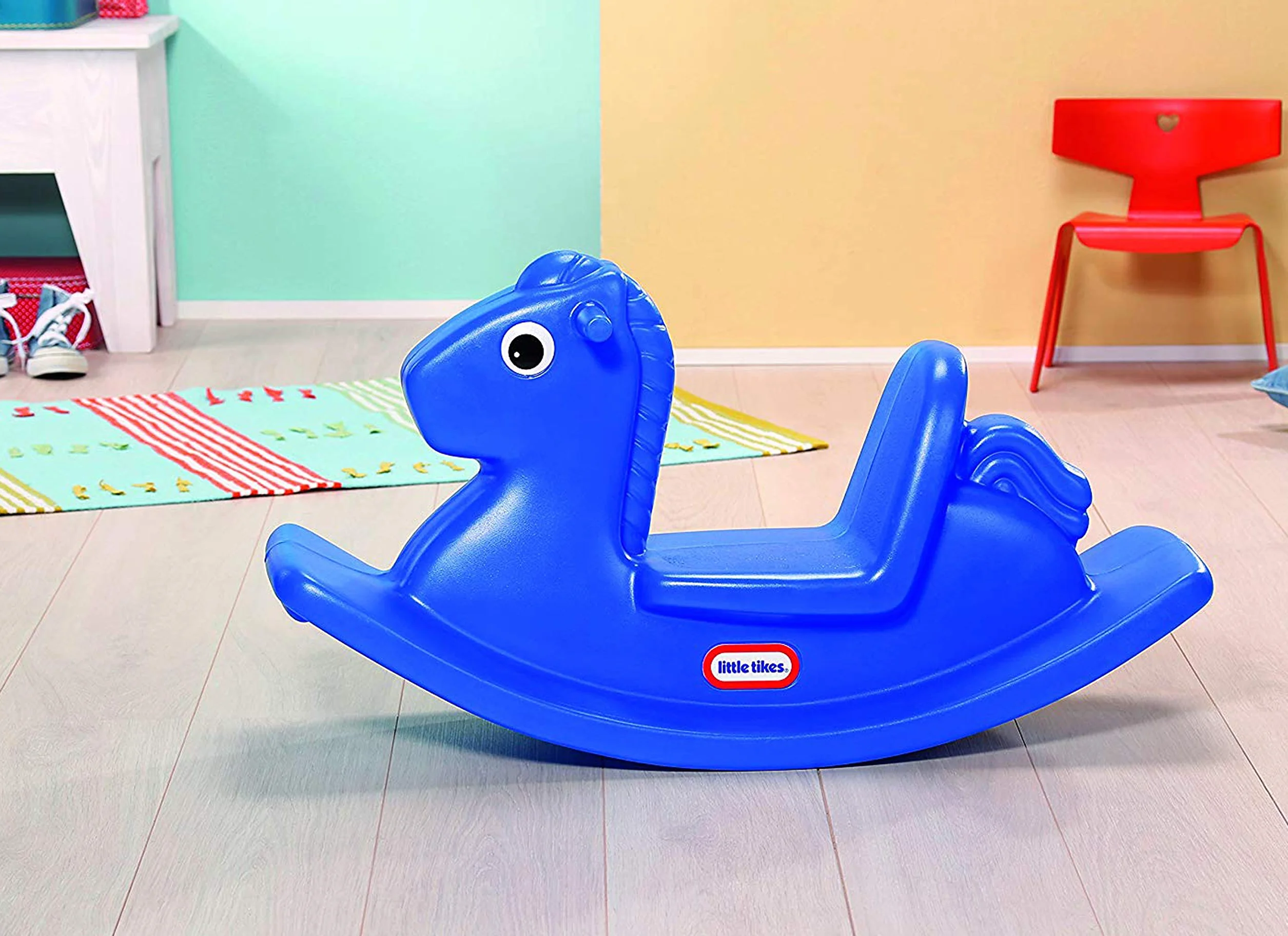 Little Tikes 9001671 - Cavallo a Dondolo, Blu