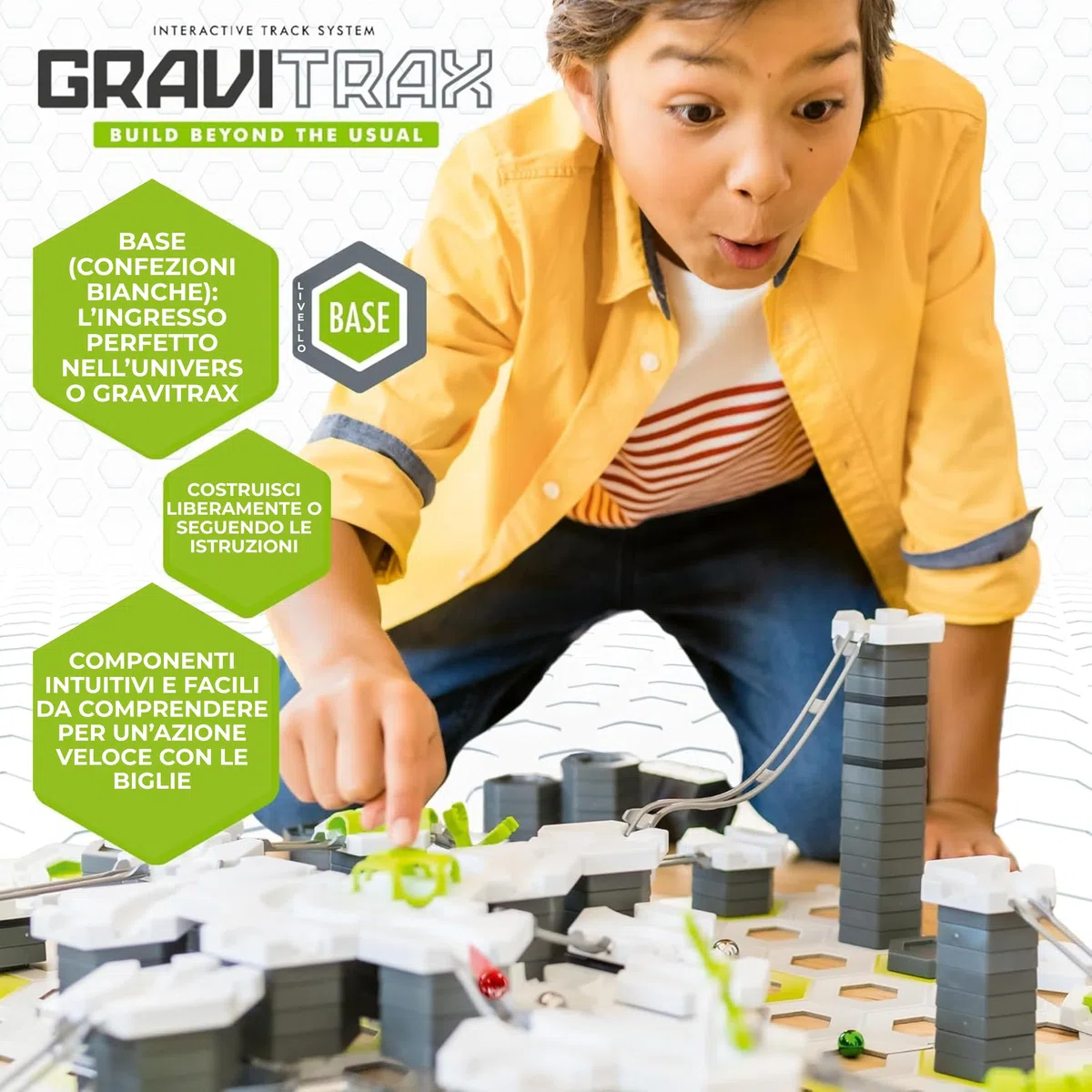 Ravensburger - Gravitrax Espansione Twirl | Pista Biglie Con 42 Pezzi | Rompicapo Bambini Con Le Biglie | Giochi Bambino 8 Anni Maschio | Giochi Per Bambini Compatibili Con Tutti I Gravitrax