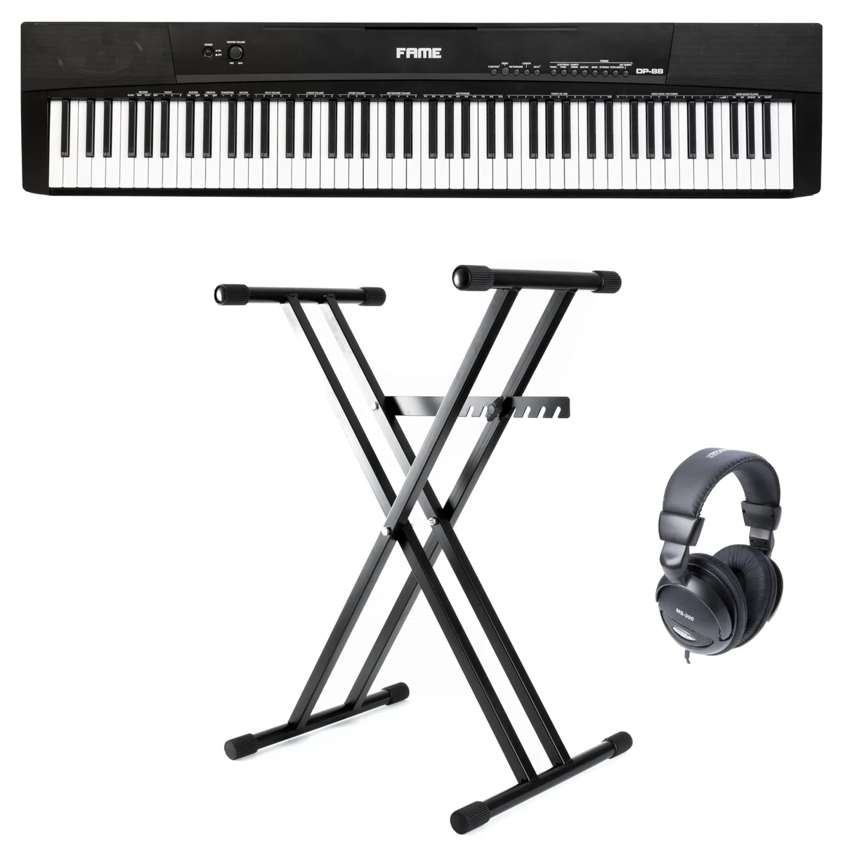 Fame DP-88 Complete-Set - Pianoforte da palco-Set