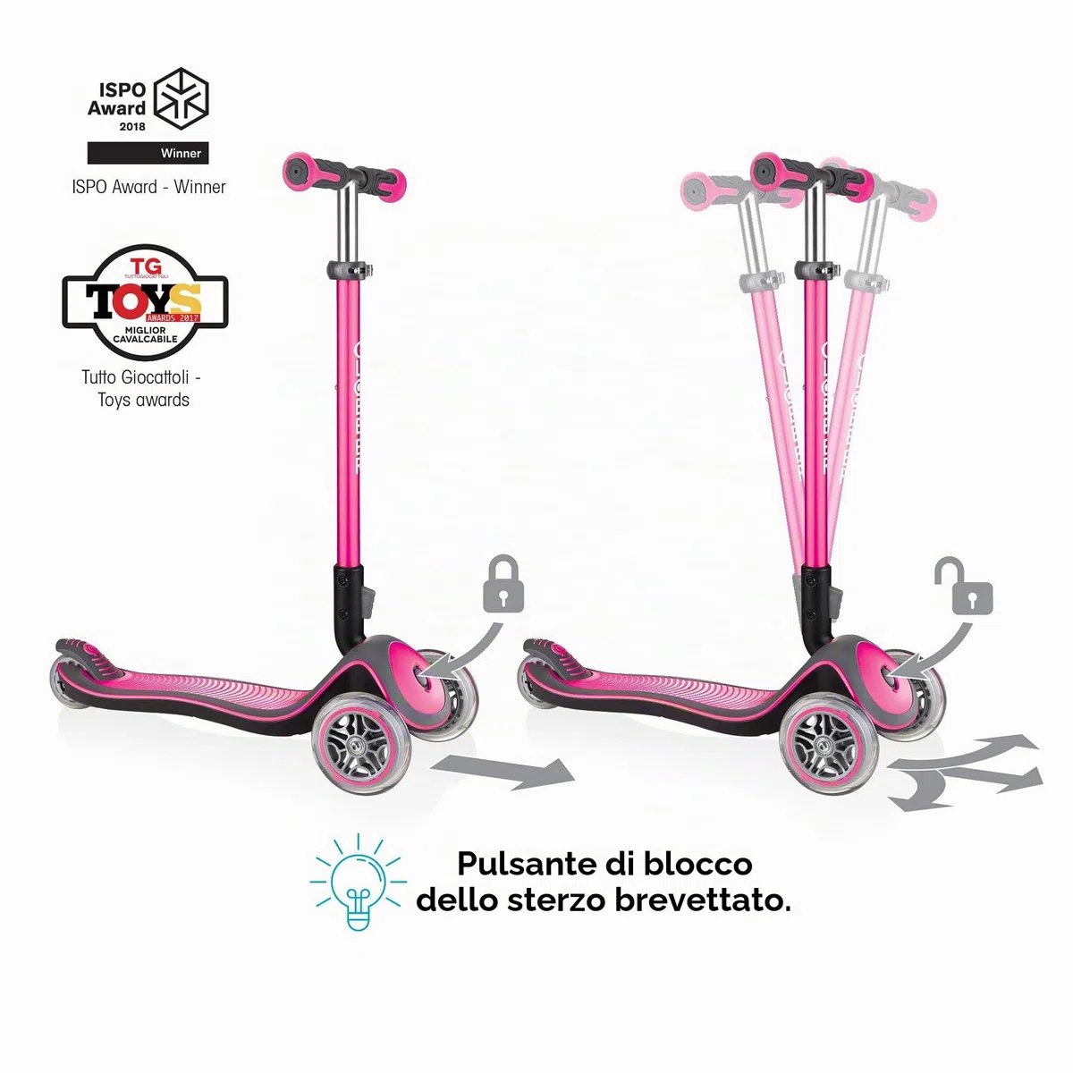 Globber Elite Deluxe with Lights