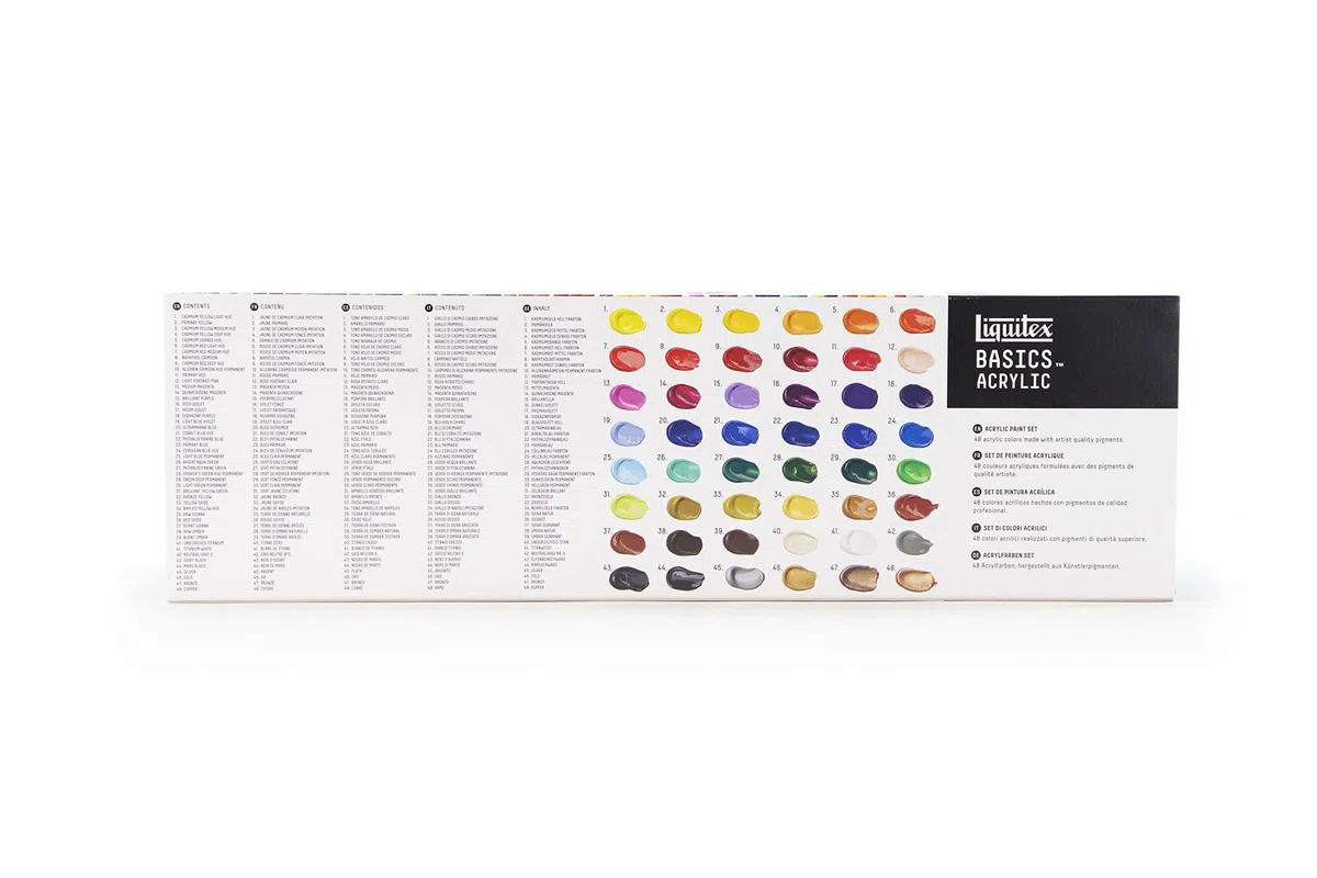 Liquitex Basics Set 48 Tubi Da 22 ml