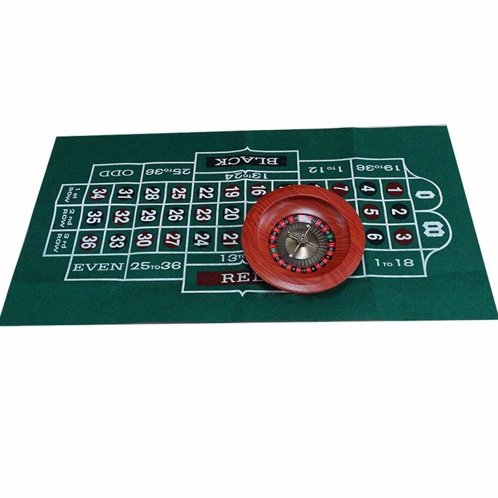 Ruota Roulette Di Legno Da 12 Pollici Dial Digital Digital Game Russian Roulette Board Tornabile Entertainment Roulette Wheel