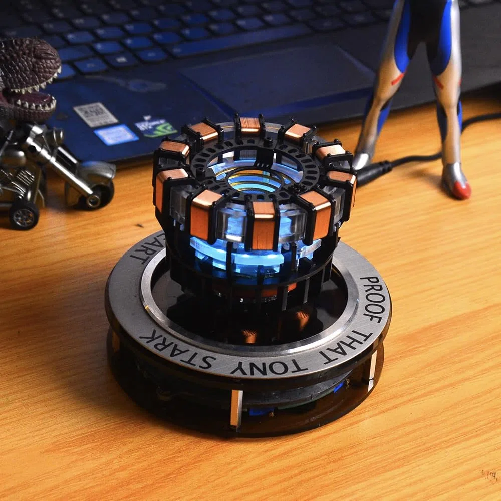 Reattore Arc MK1 Lonyiabbi di Levitazione, in Scala 1:1, Galleggiante e Girevole con LED, Decorazione Tecnologica, Display da Scrivania, Regalo Unico (MK1) | Decorazione da scrivania galleggiante e girevole, regalo da collezione fantascientifico per gli u