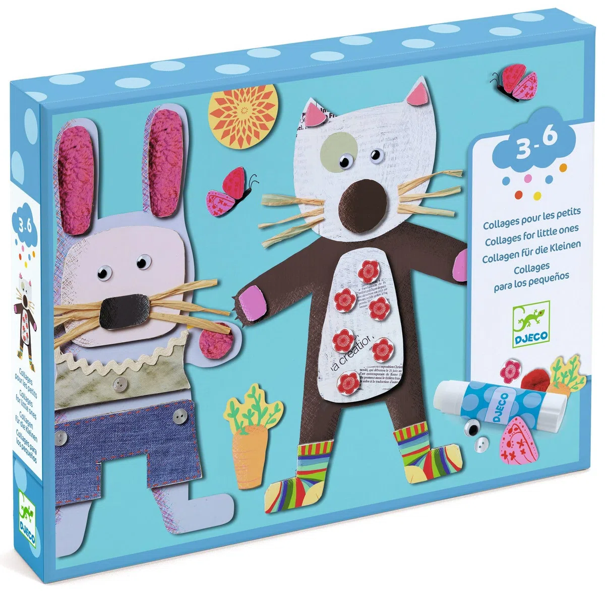 djeco 599386031 – Collage per Bambini