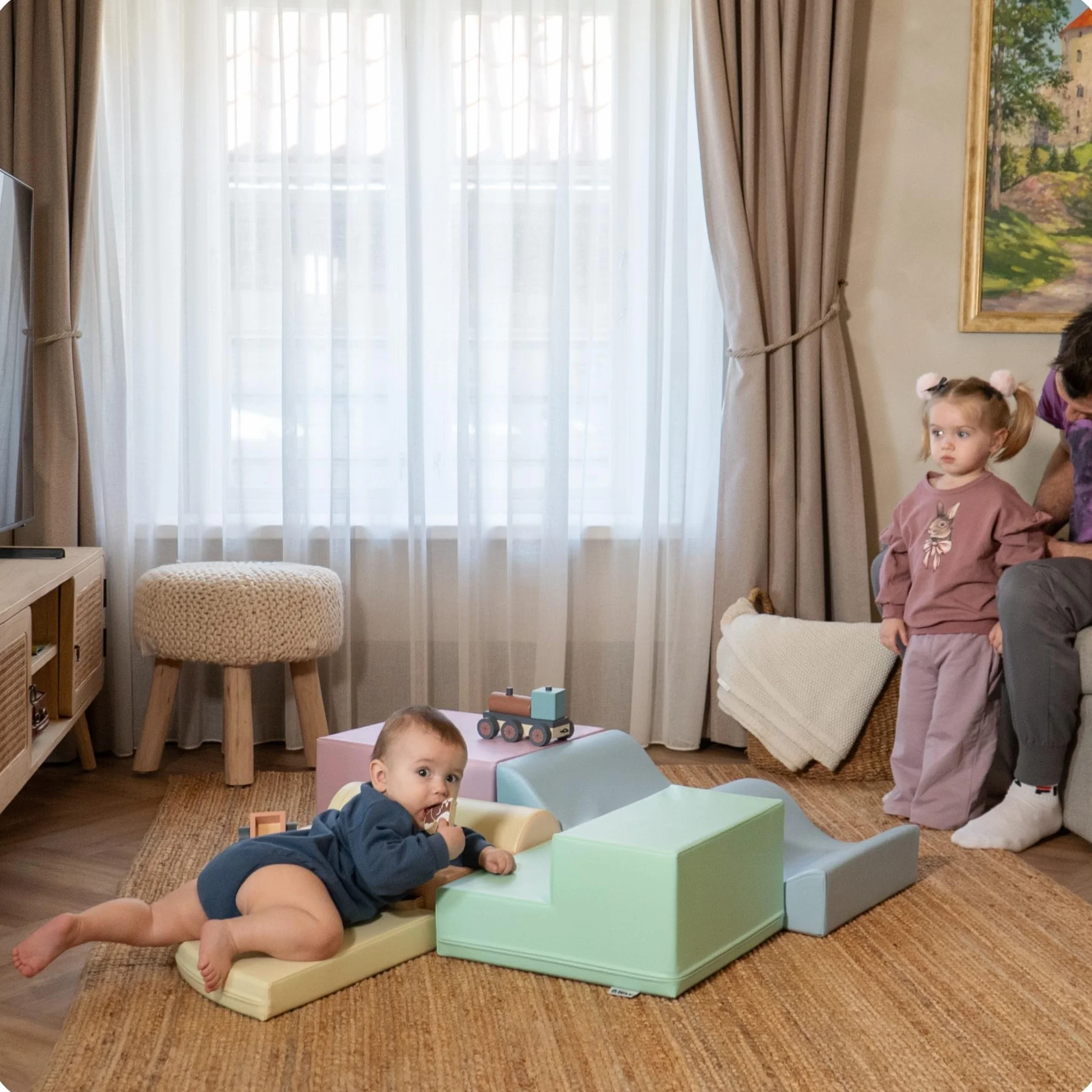 IGLU Soft Play 6 XL Blocchi in Schiuma per Bambini Set da Gioco