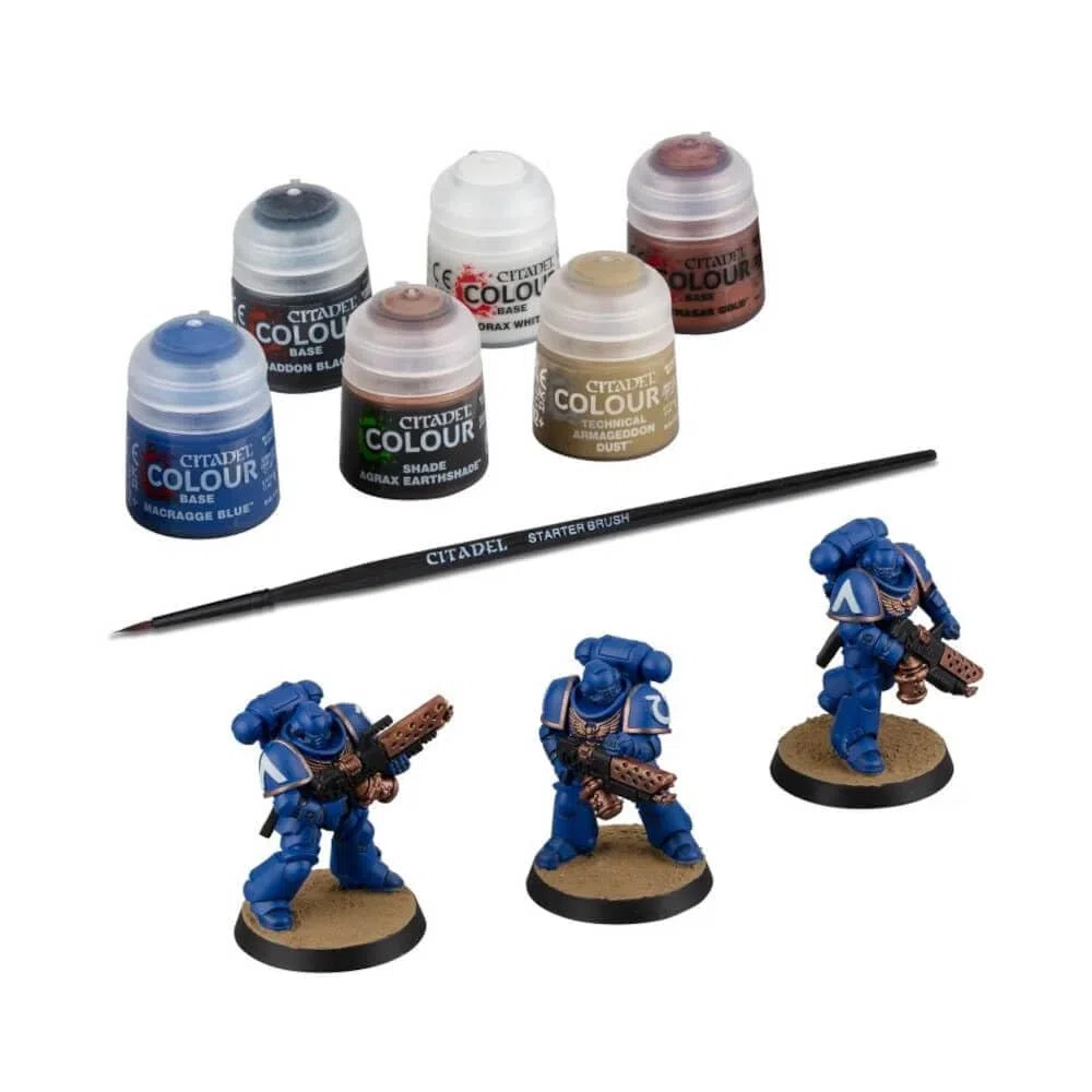 Warhammer 40,000 - Space Marines - Infernus Marines + paints