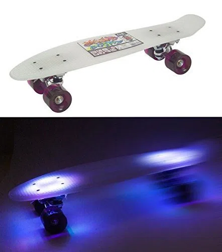 Skateboard con Luce LED 57 X 15 CM