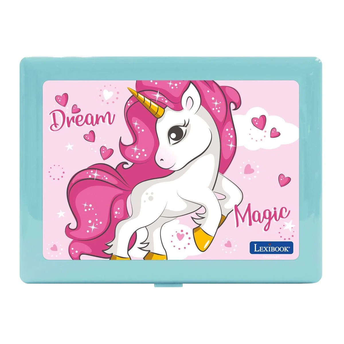 Lexibook, Unicorno, laptop educativo con 164 attività, inglese/tedesco, JC598UNIi3