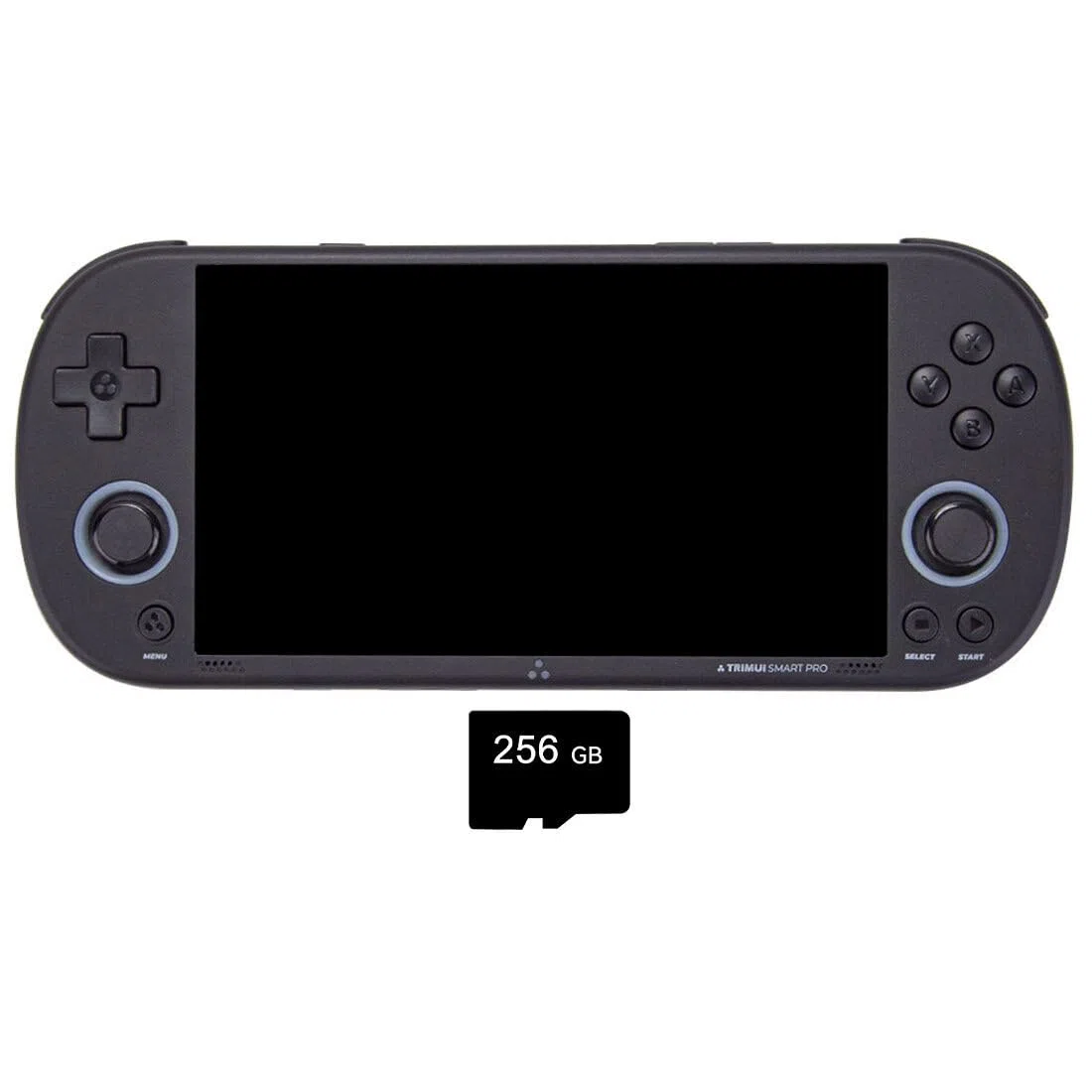 TRIMUI SMART PRO Console di gioco portatile retrò con giochi, schermo IPS da 4,96 pollici 256G, Arcade video portatile per adulti, sistema Linux processore Allwinner A133P, supporto WiFi - Nero