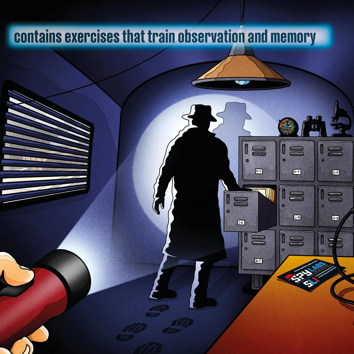 KOSMOS Spy Labs, Valigetta da detective, set di giocattoli da detective per bambini dagli 8