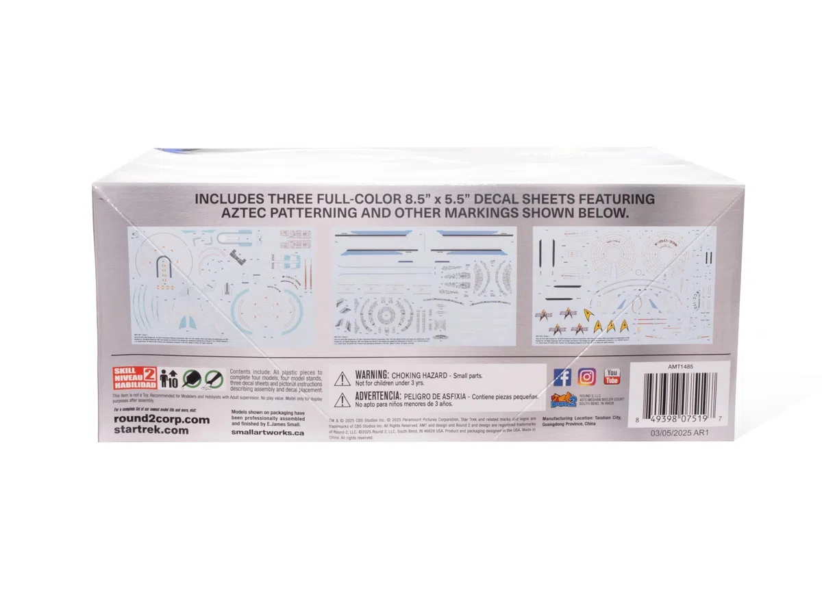 AMT Star Trek U.S.S. Enterprise Four Ship Set - Modellino in scala 1:2500