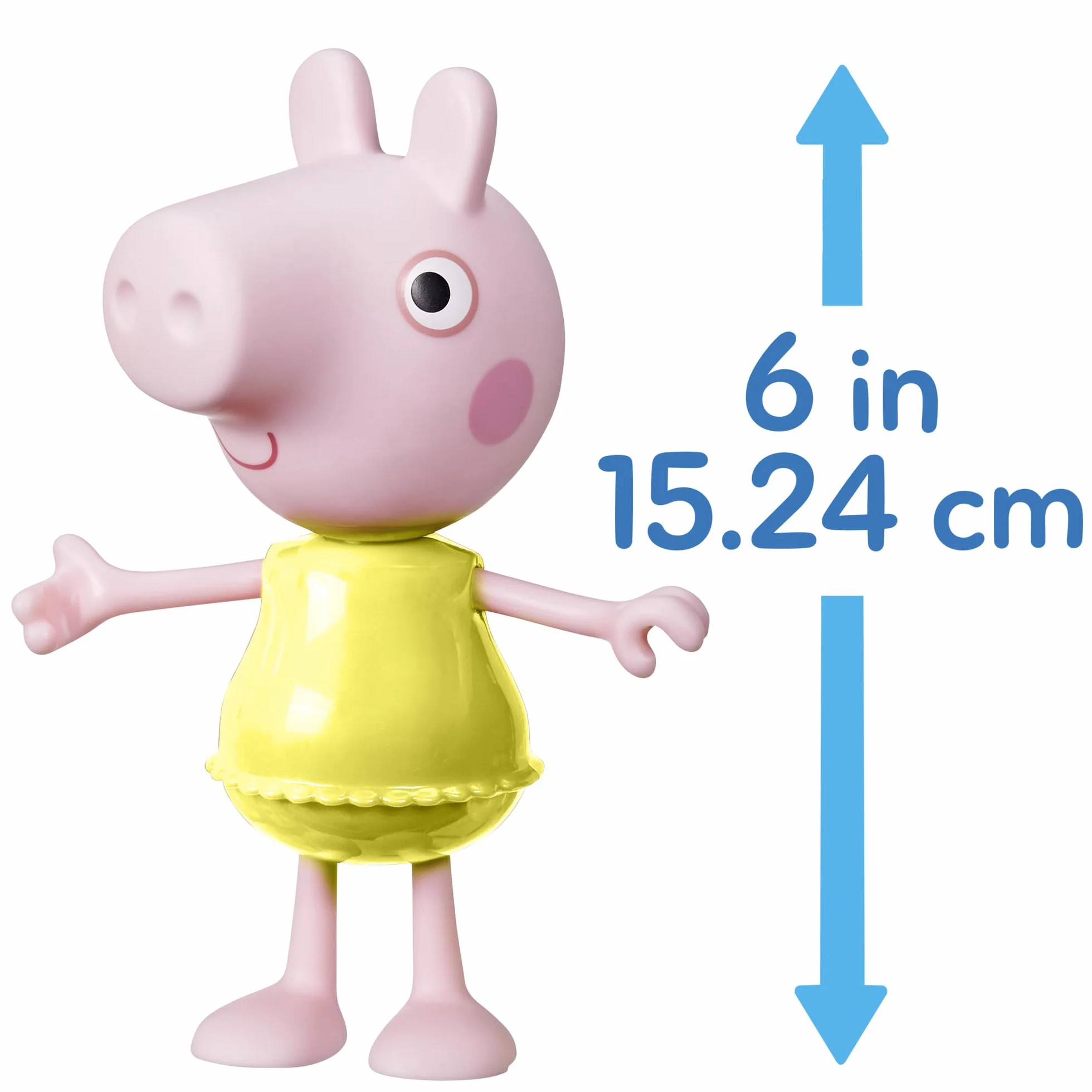 Peppa Pig Hasbro, Guardaroba di Peppa, Set di Giocattoli per Bambini e Bambine dai 3 Anni in Su, Ottima Idea Regalo, Include Action Figure di Peppa, 14 Accessori e Sticker