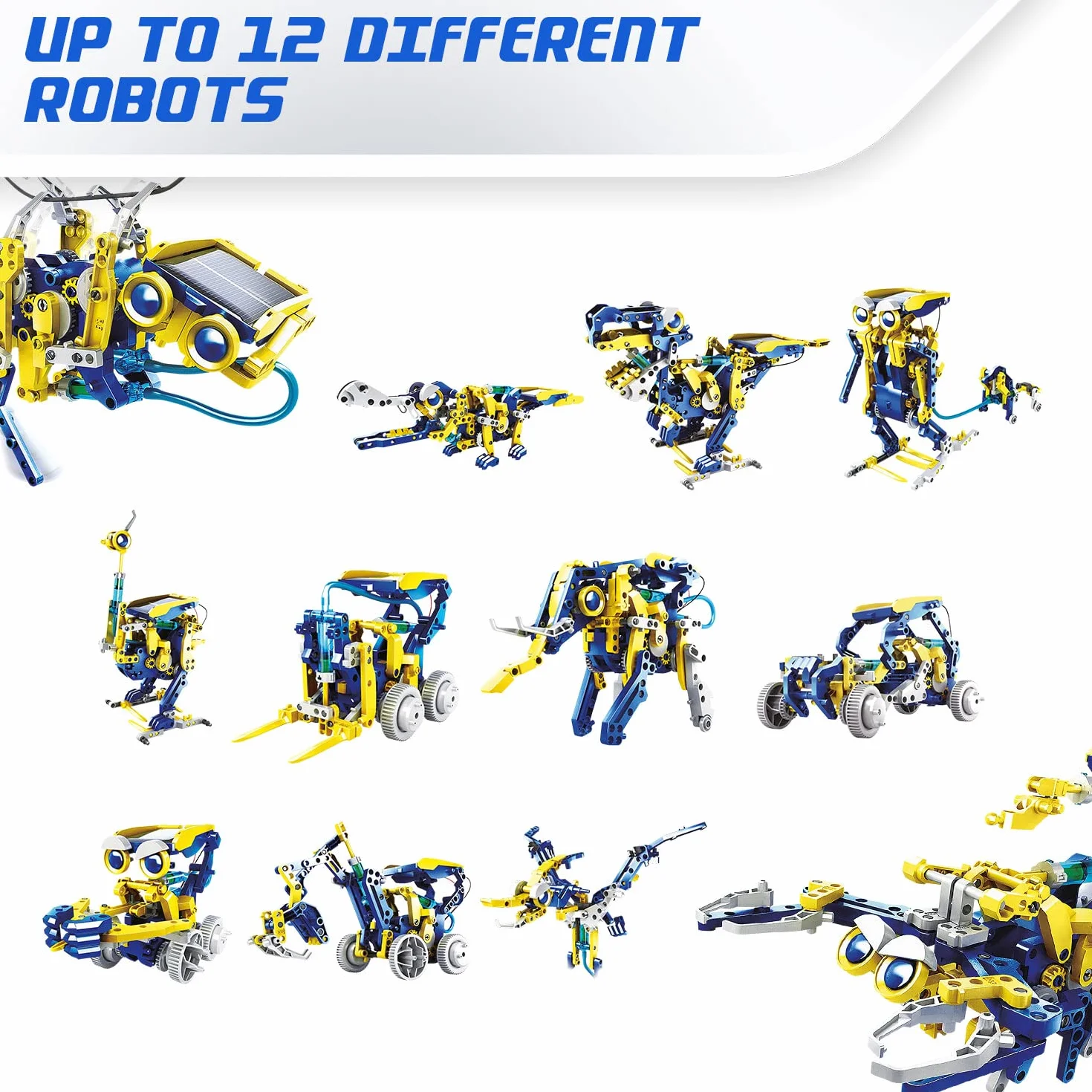 Xtrem Bots - Laboratorio Di Robotica | Kit Robot Bambini Giocattolo 12 In 1 | Robot Da Costruire 8 Anni O Più | Giocattoli Interattivo Montare | Stem