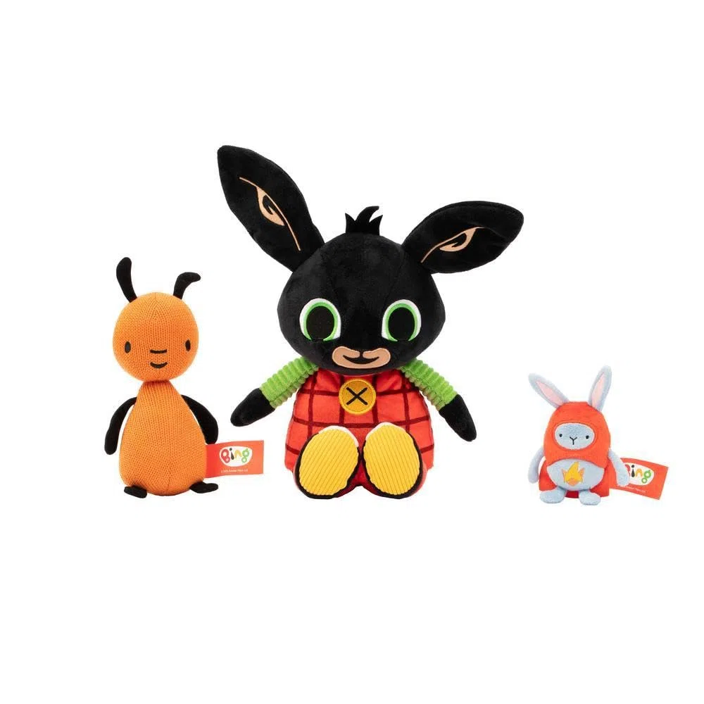 Bing Peluche Personaggi Flop Hoppity, 2 modalità di gioco Inglese e Italiano, Pupazzi morbidi interattivi, Bambini 0 Mesi+