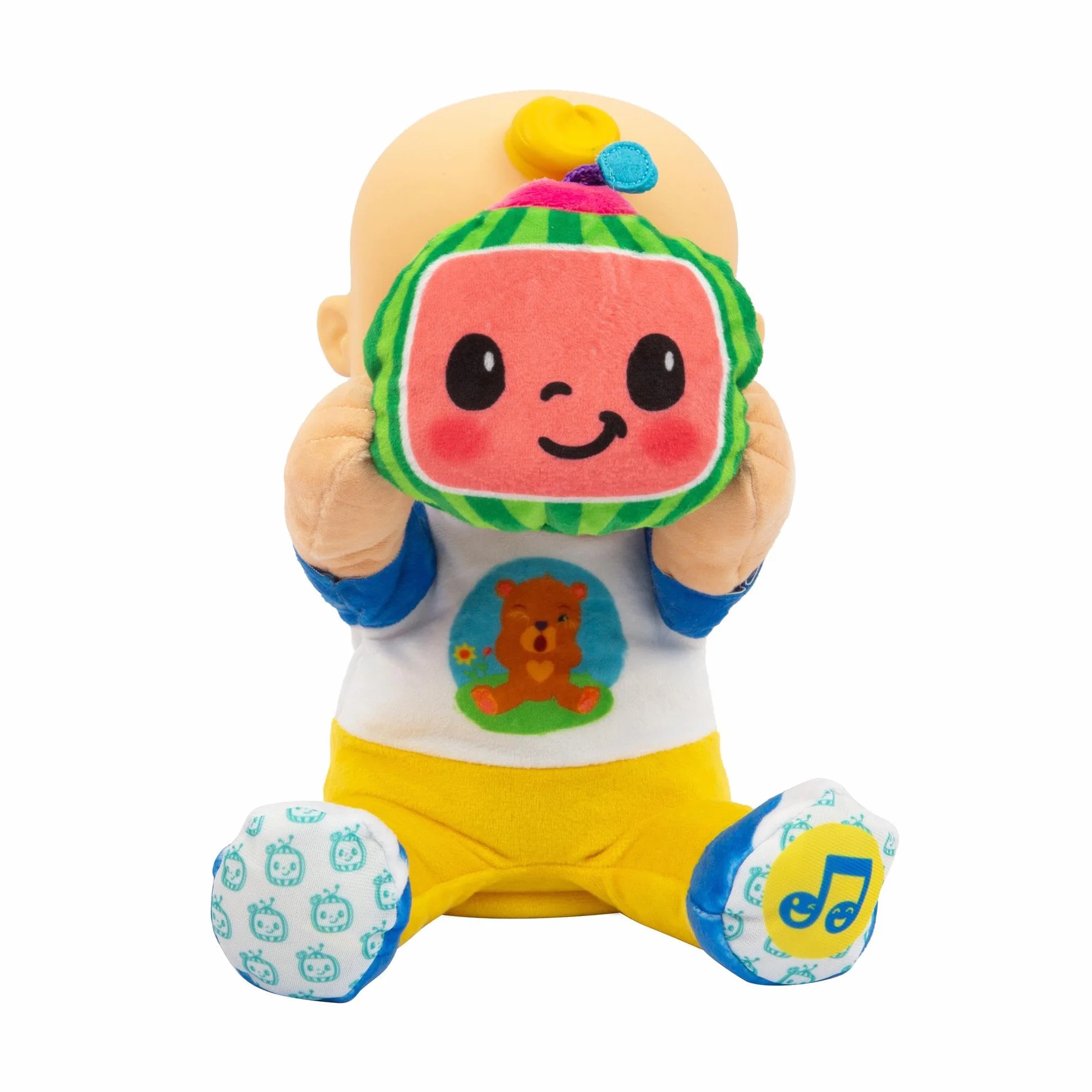 Cocomelon Peek a Boo JJ Peluche Interattivo 30cm con Suoni e Movimento Motorizzato
