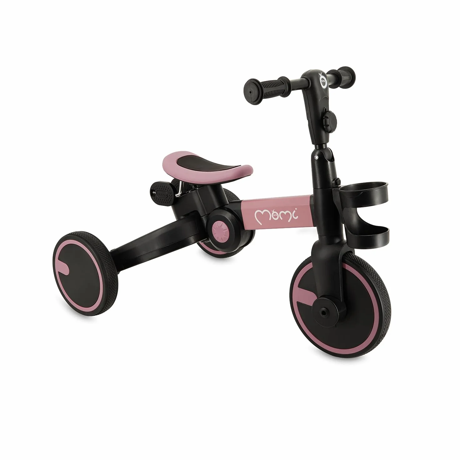 MoMi FILO 3in1 Triciclo Evolutivo per bambini 1-3 anni - Bici Senza Pedali Pieghevole, sella regolabili, pedali rimovibili - Tricicli con portabicchiere e ruote in EVA