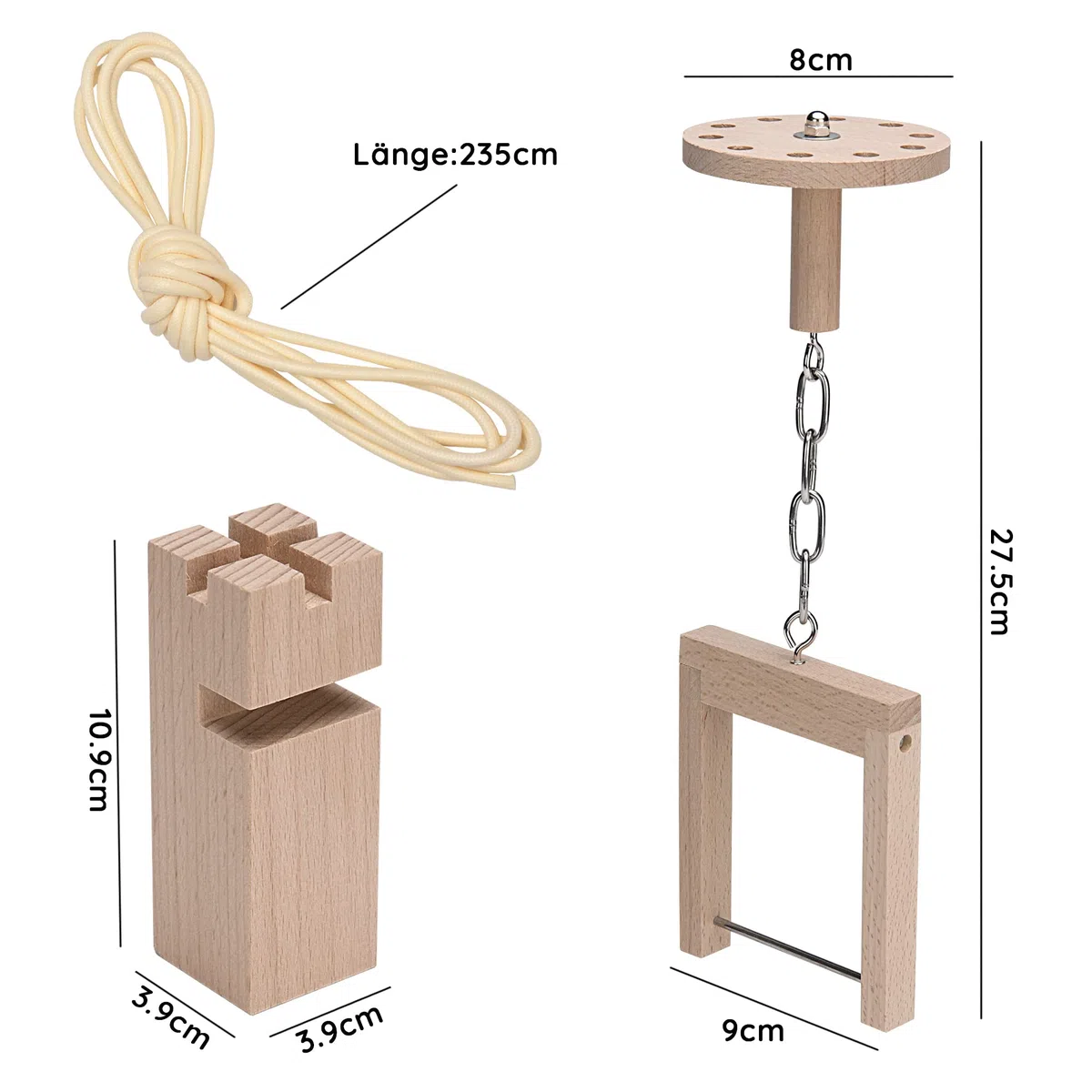Mini Fröbelturm Torre del Potere Gra Kooperacyjna Gra Towarzyska Gra Planszowa