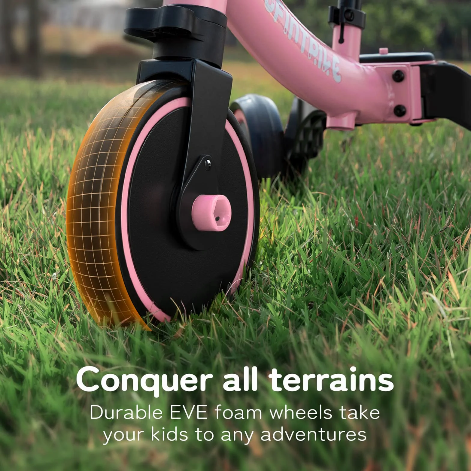 Besrey Tricicli 5 in 1 Triciclo per Bambini da 1 a 5 Anni, Rosa
