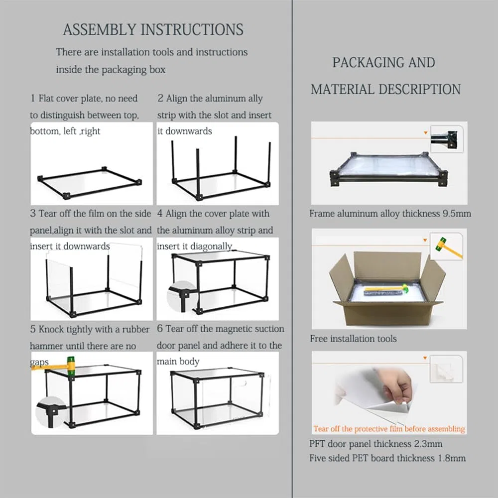 Vetrina acrilica, impilabile trasparente, Vetrina da collezione Antipolvere con porta per le figure del Adatto per LEGO 41374 Automobili modello che raccolgono Self-assembly (40x30x20cm)