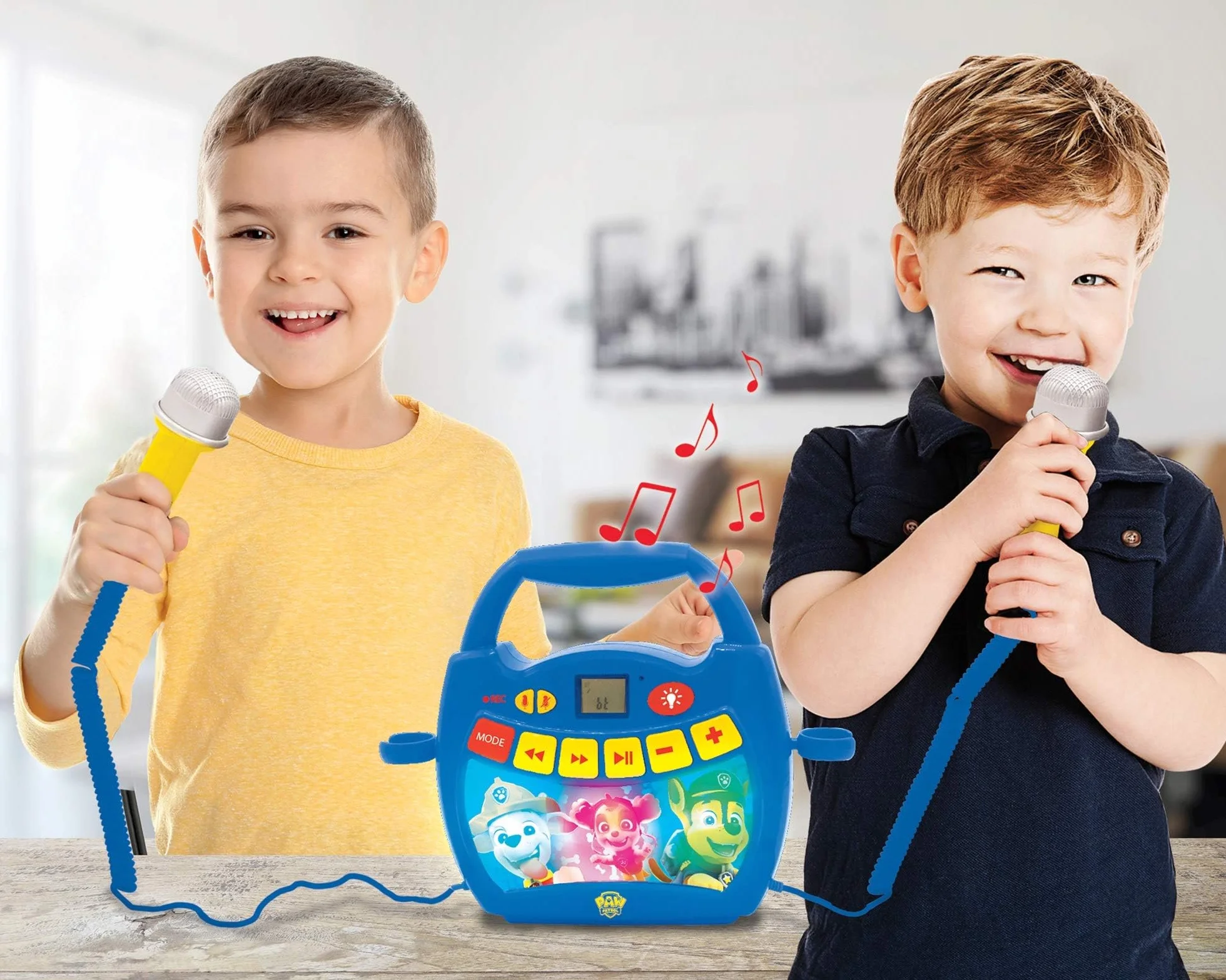 Lexibook Paw Patrol Lettore Digitale Karaoke Portatile per Bambini Bluetooth MP320PAZ