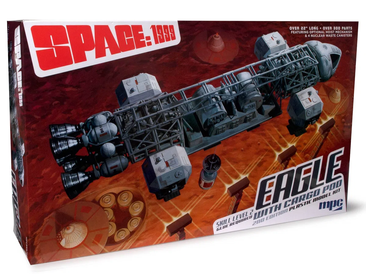 MPC Space 1999: Kit modello Aquila con Cargo Pod da 56 cm in scala 1:48