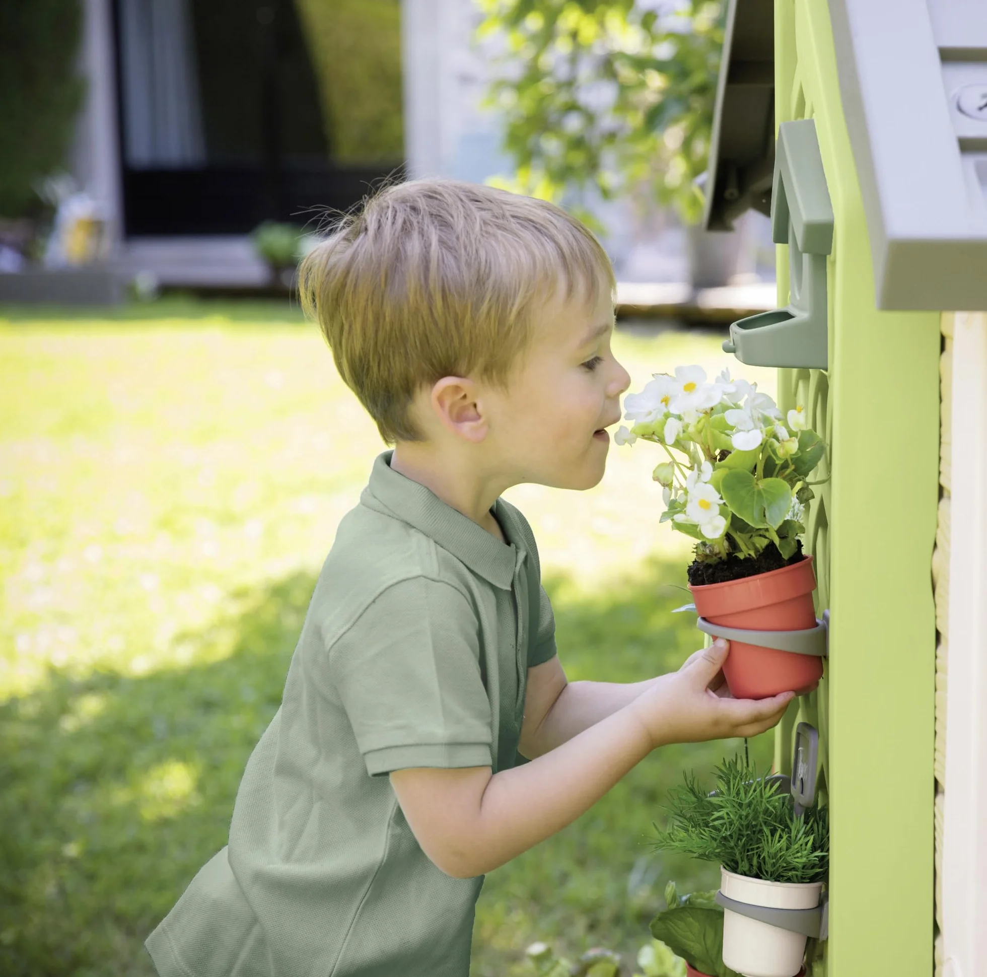 Smoby Life - Garden House, a tema Giardinaggio, con plastica riciclata, per bambini dai 2 anni, 7600810408